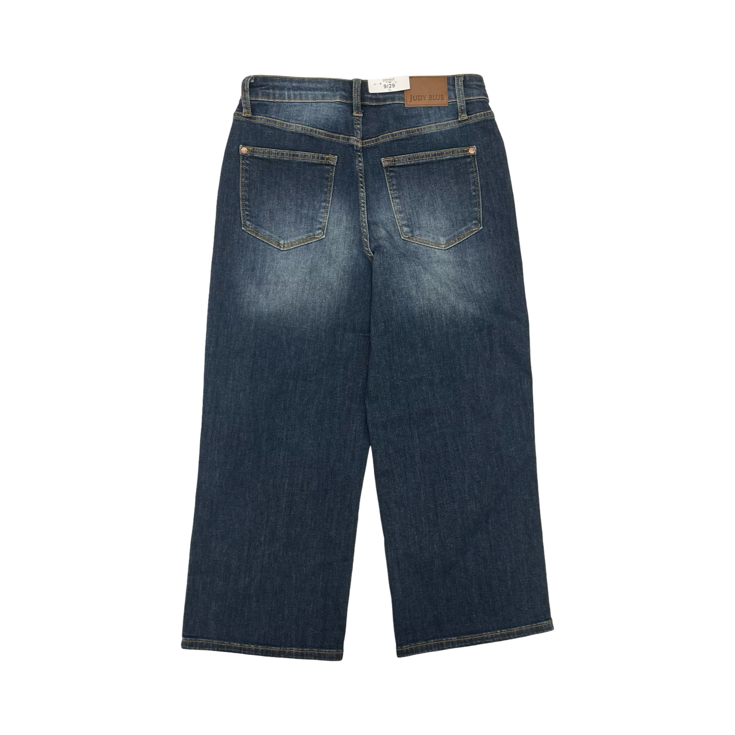 Jeans Cropped By Judy Blue In Blue Denim, Size:8