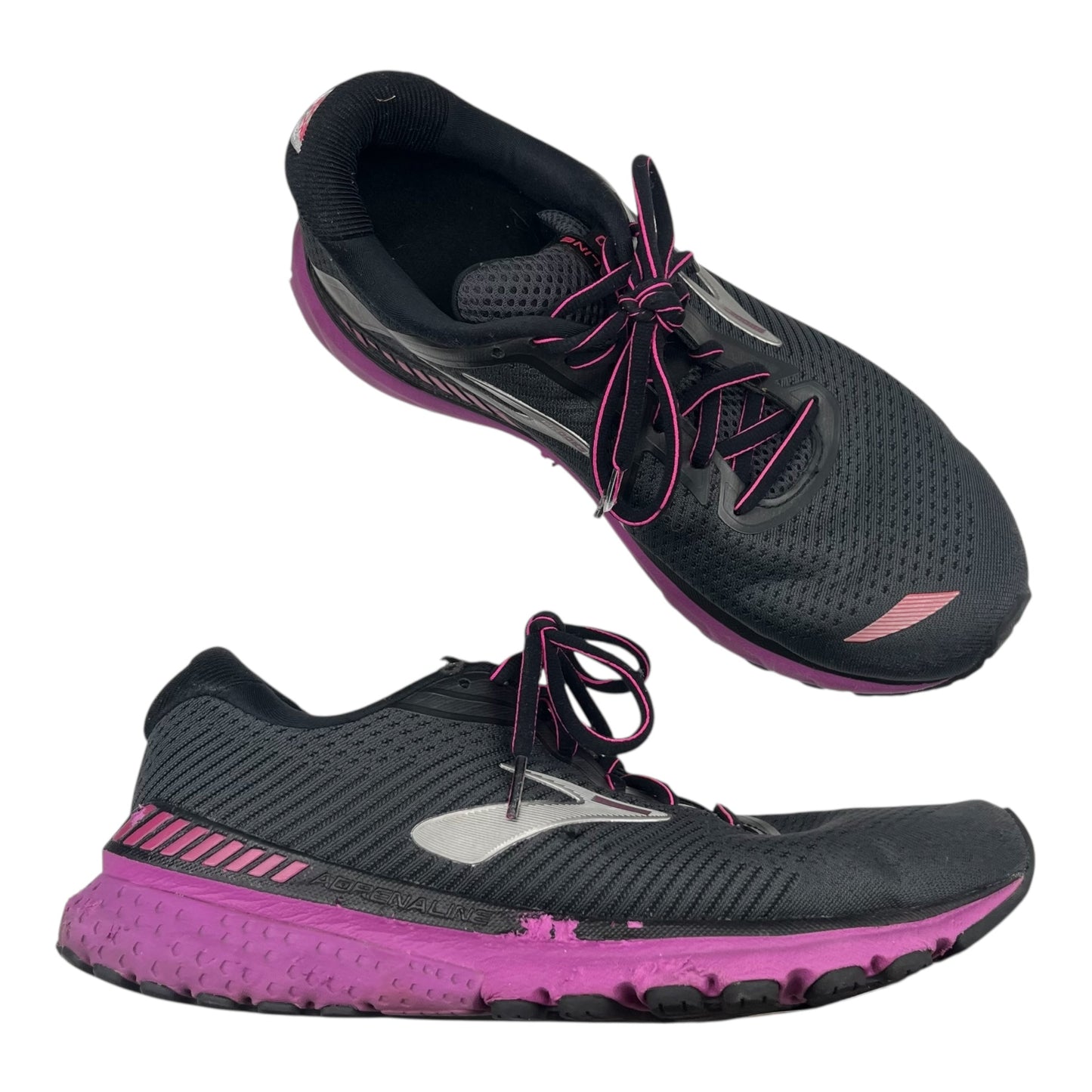 Shoes Athletic By Brooks In Black & Purple, Size:10