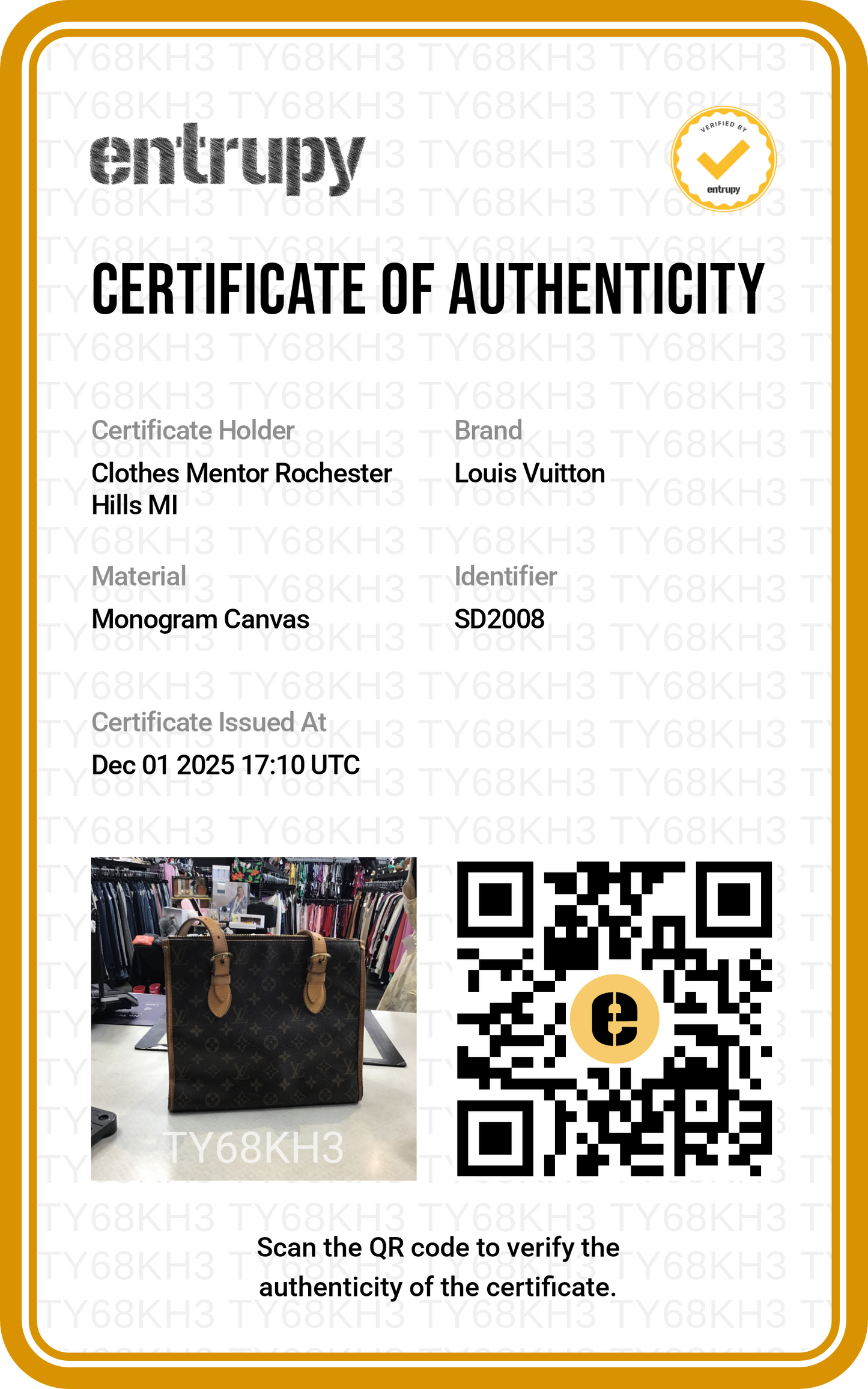 Handbag Luxury Designer By Louis Vuitton, Size: Small