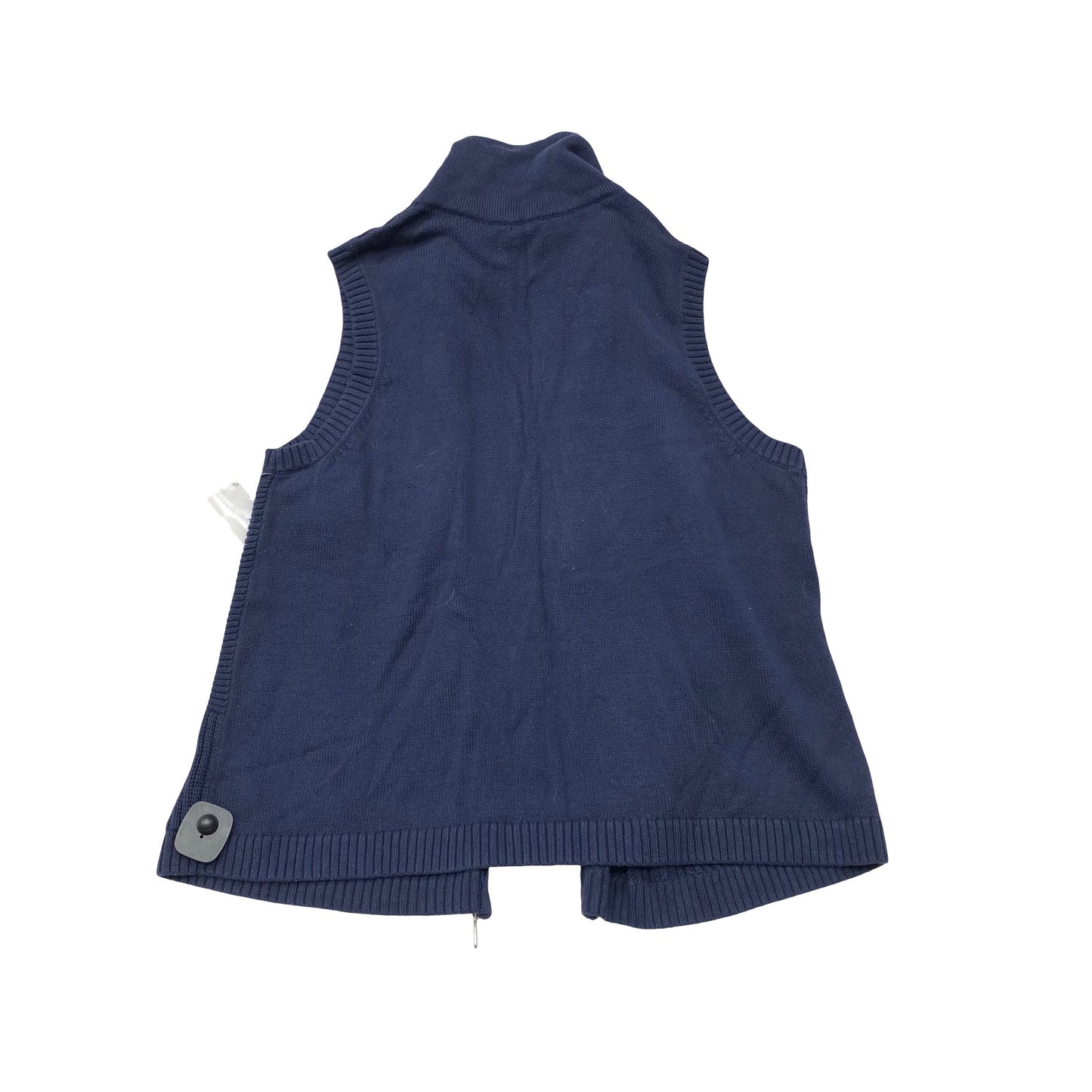Vest Sweater By Cj Banks In Navy, Size:1X