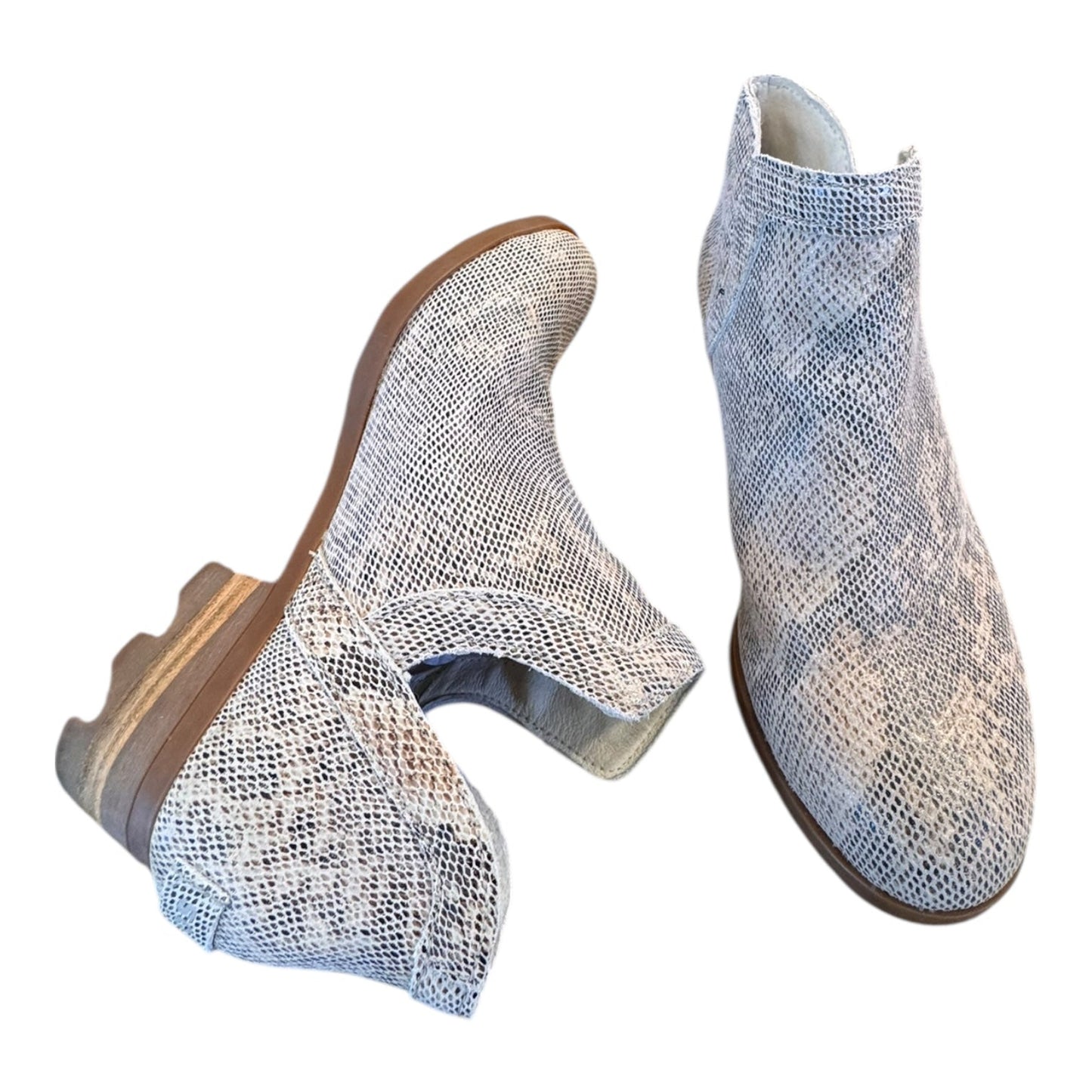 Boots Designer By Sorel In Snakeskin Print, Size:6.5