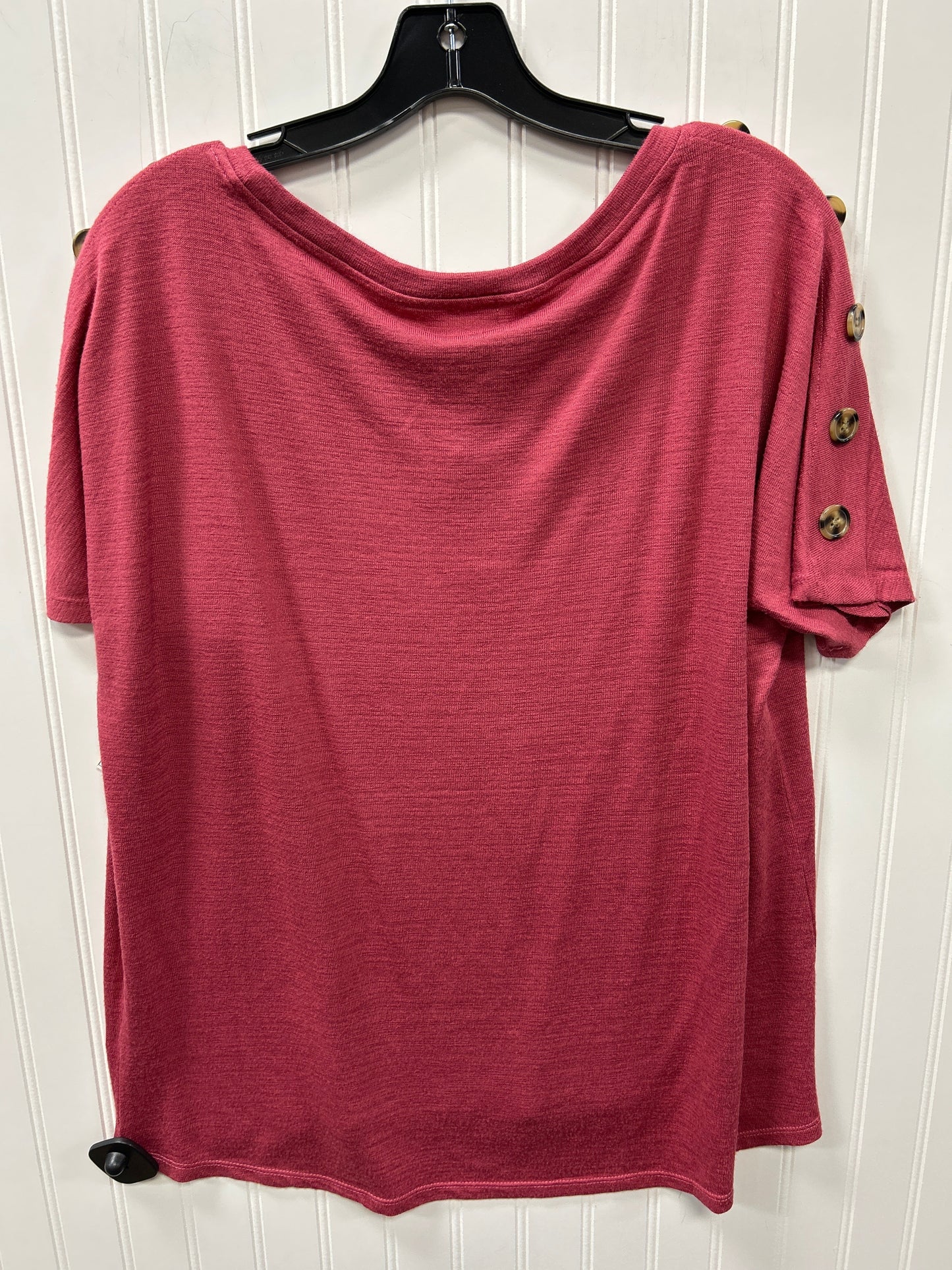 Top Ss By Dressbarn In Red, Size:Xl