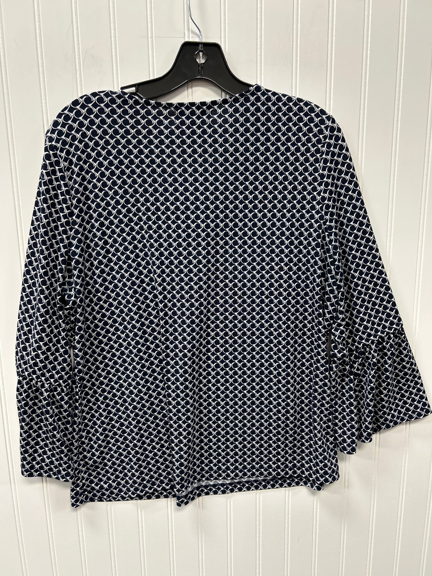 Top Ls By Liz Claiborne In Blue, Size:L