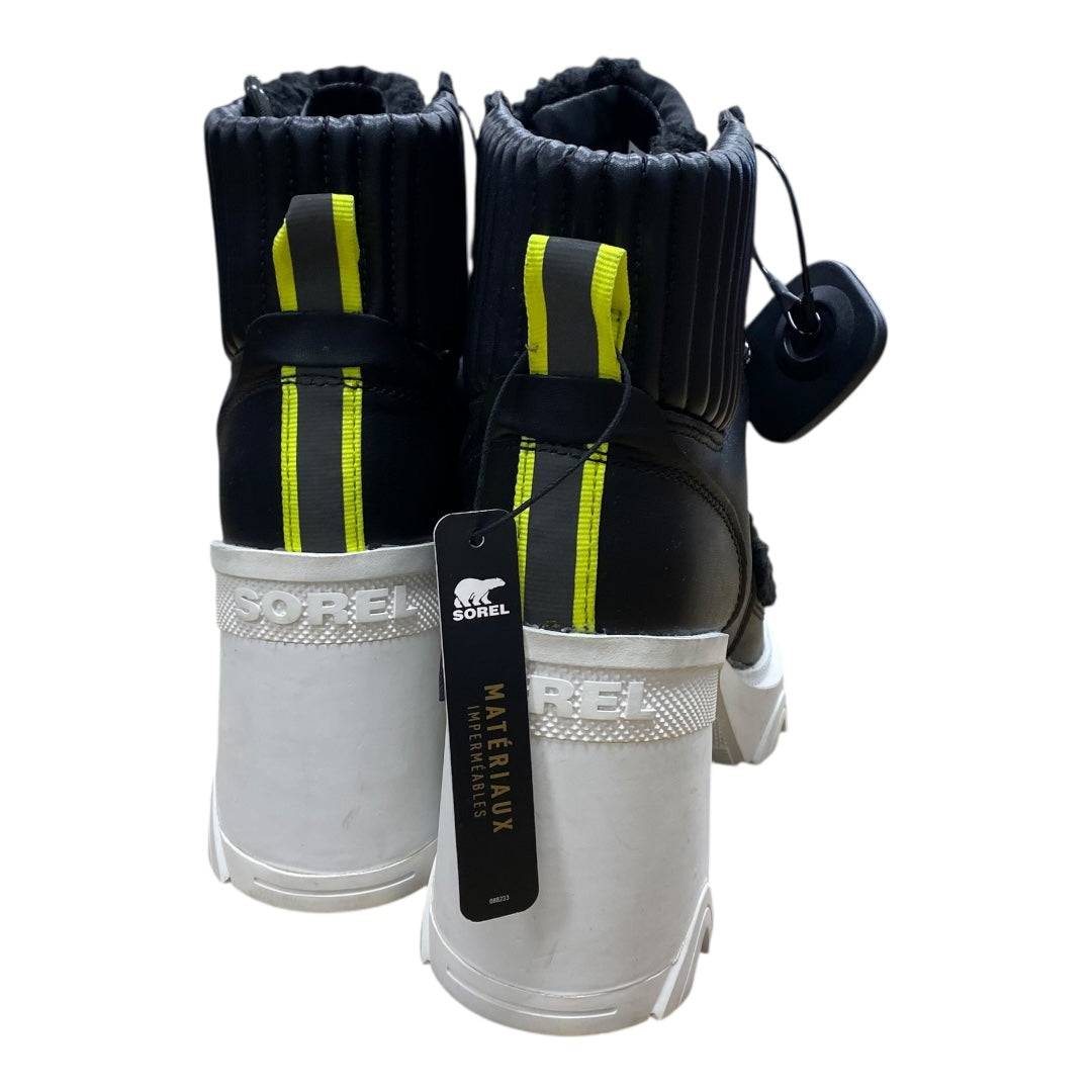 Boots Designer By Sorel In Black & White, Size:7.5