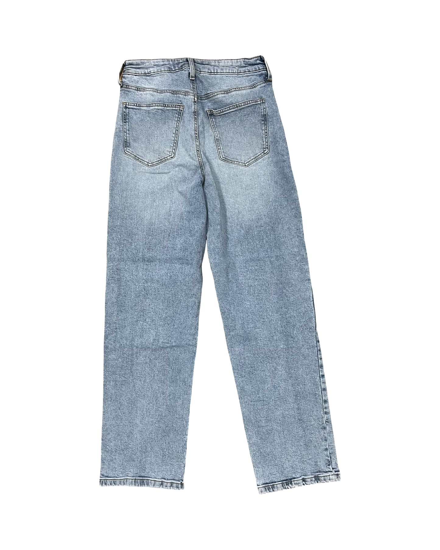 Jeans Straight By Bcbg In Blue Denim, Size:6