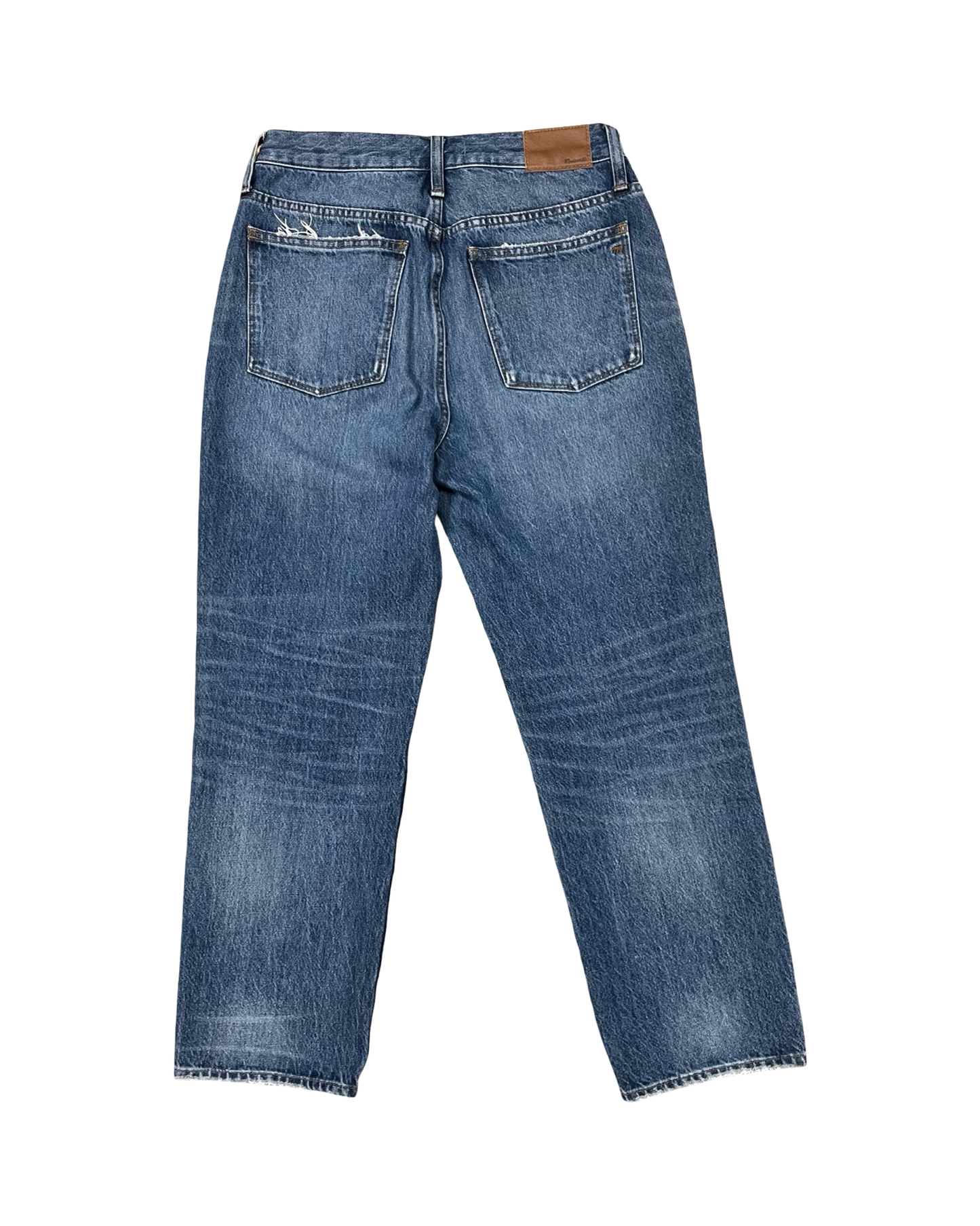 Jeans Straight By Madewell In Blue Denim, Size:6