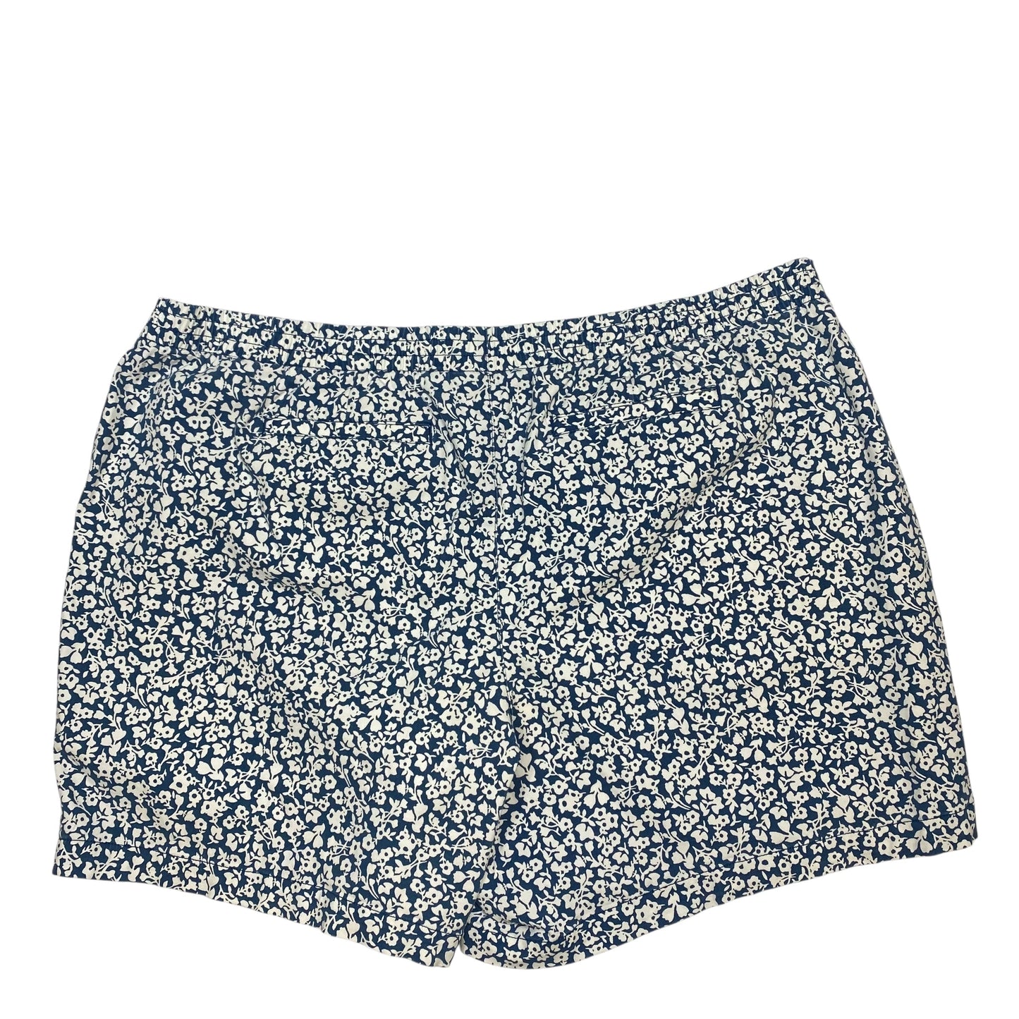 Shorts By Lands End In Blue & White, Size:24