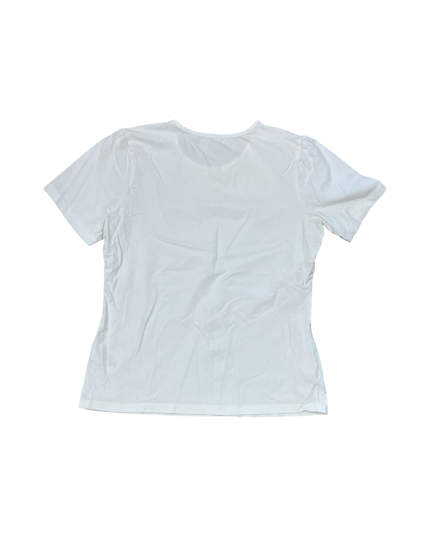 Top Ss Basic By D&Co. In White, Size:Xs