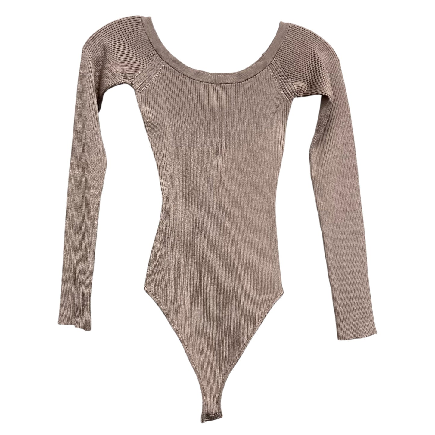 Bodysuit By Good American In Tan, Size:Xs