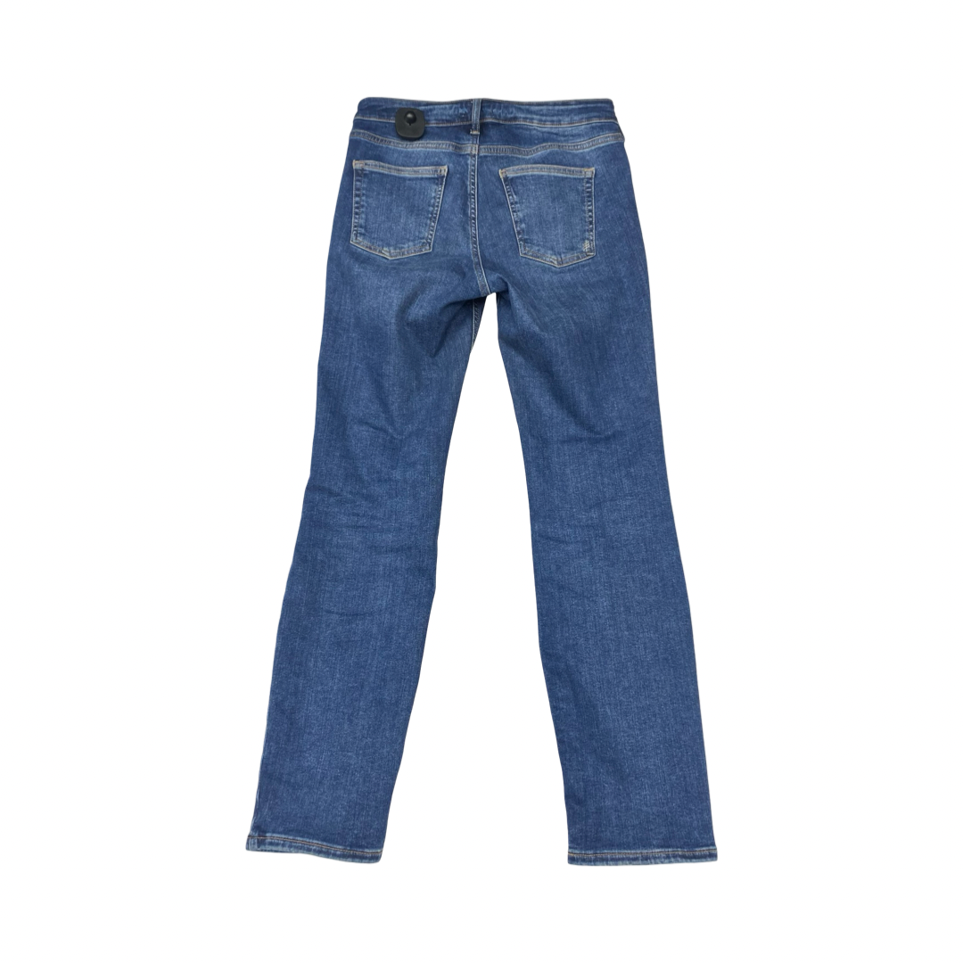 Jeans Boot Cut By Silver In Blue Denim, Size:4