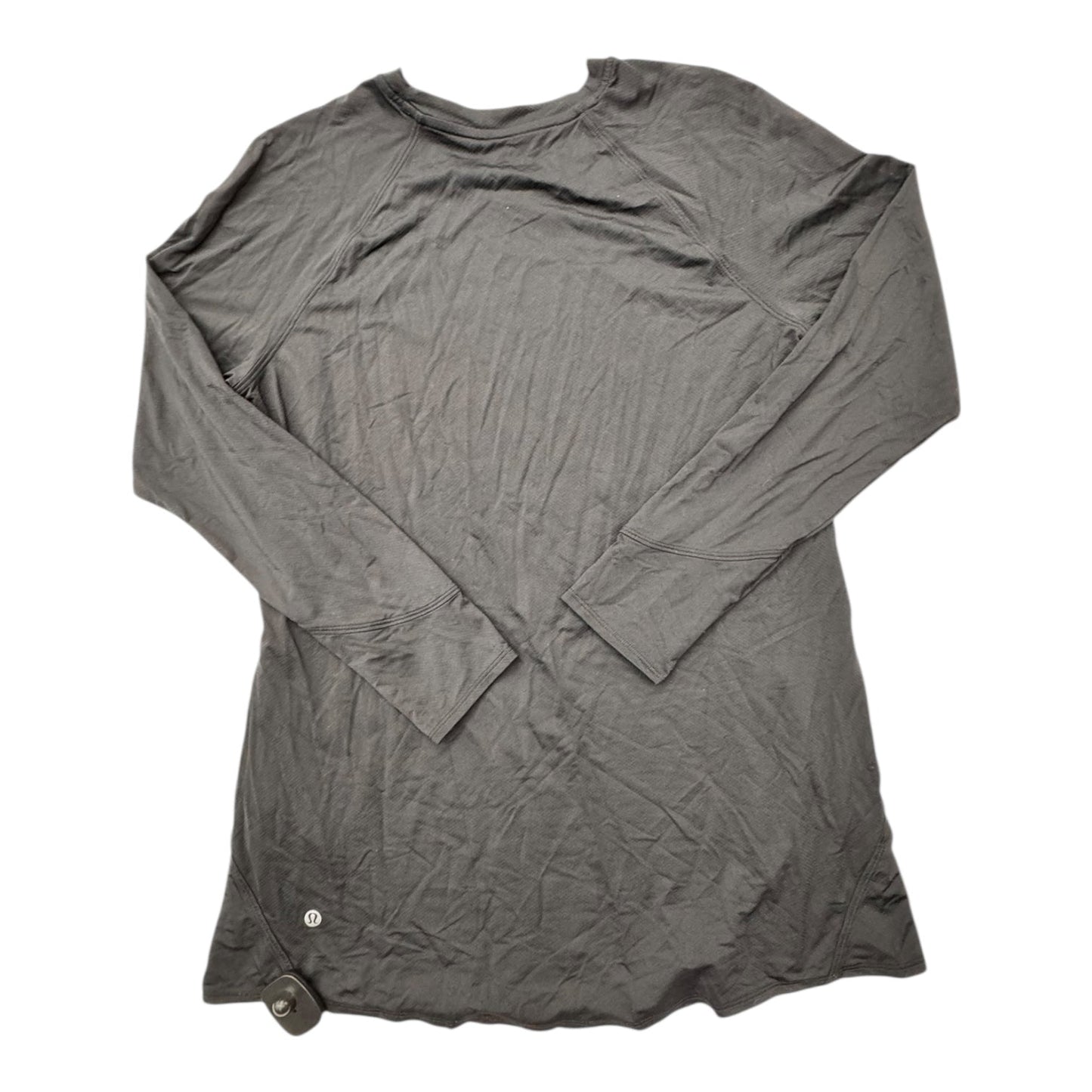 Athletic Top Ls Crewneck By Lululemon In Black, Size:M