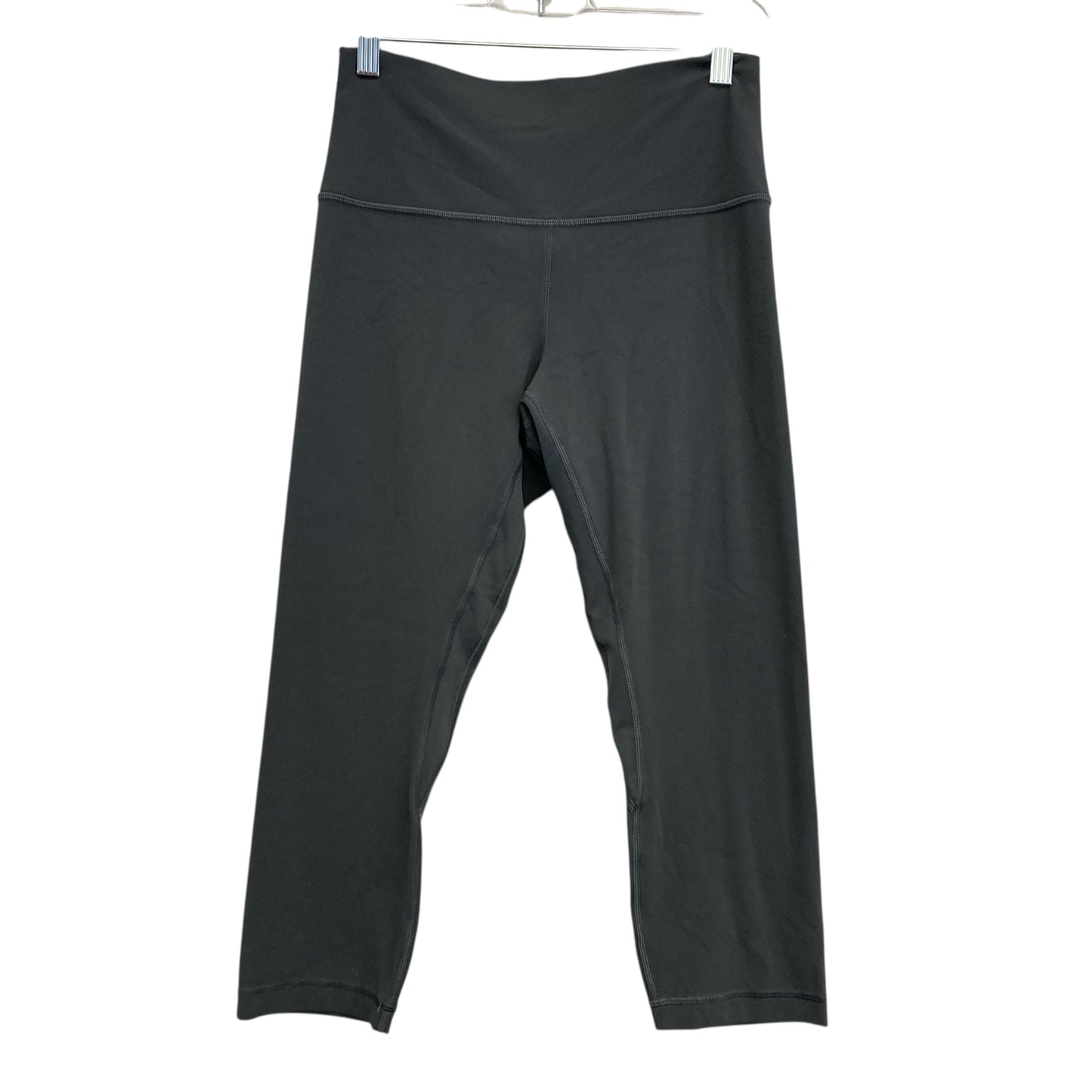 Athletic Capris By Lululemon In Grey, Size:M
