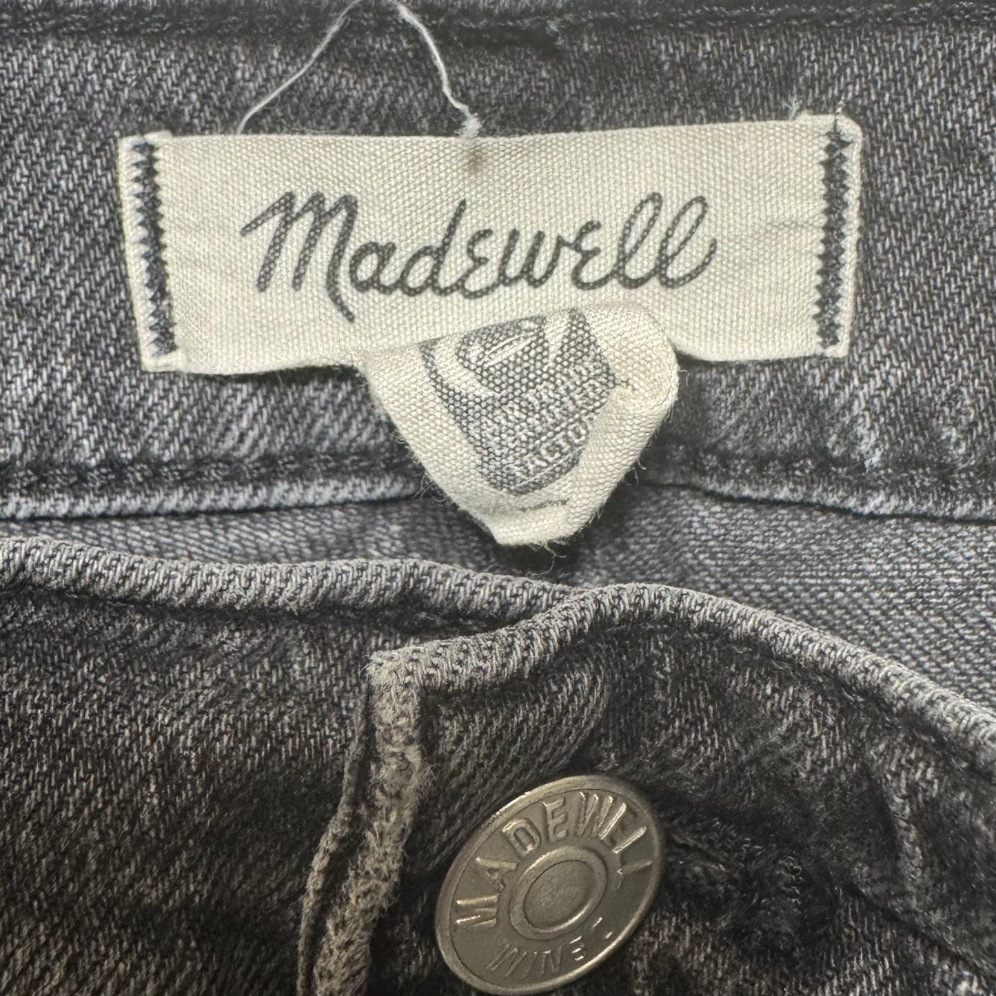 The Mid-Rise Perfect Vintage Jeans Straight By Madewell In Grey, Size: 2/26