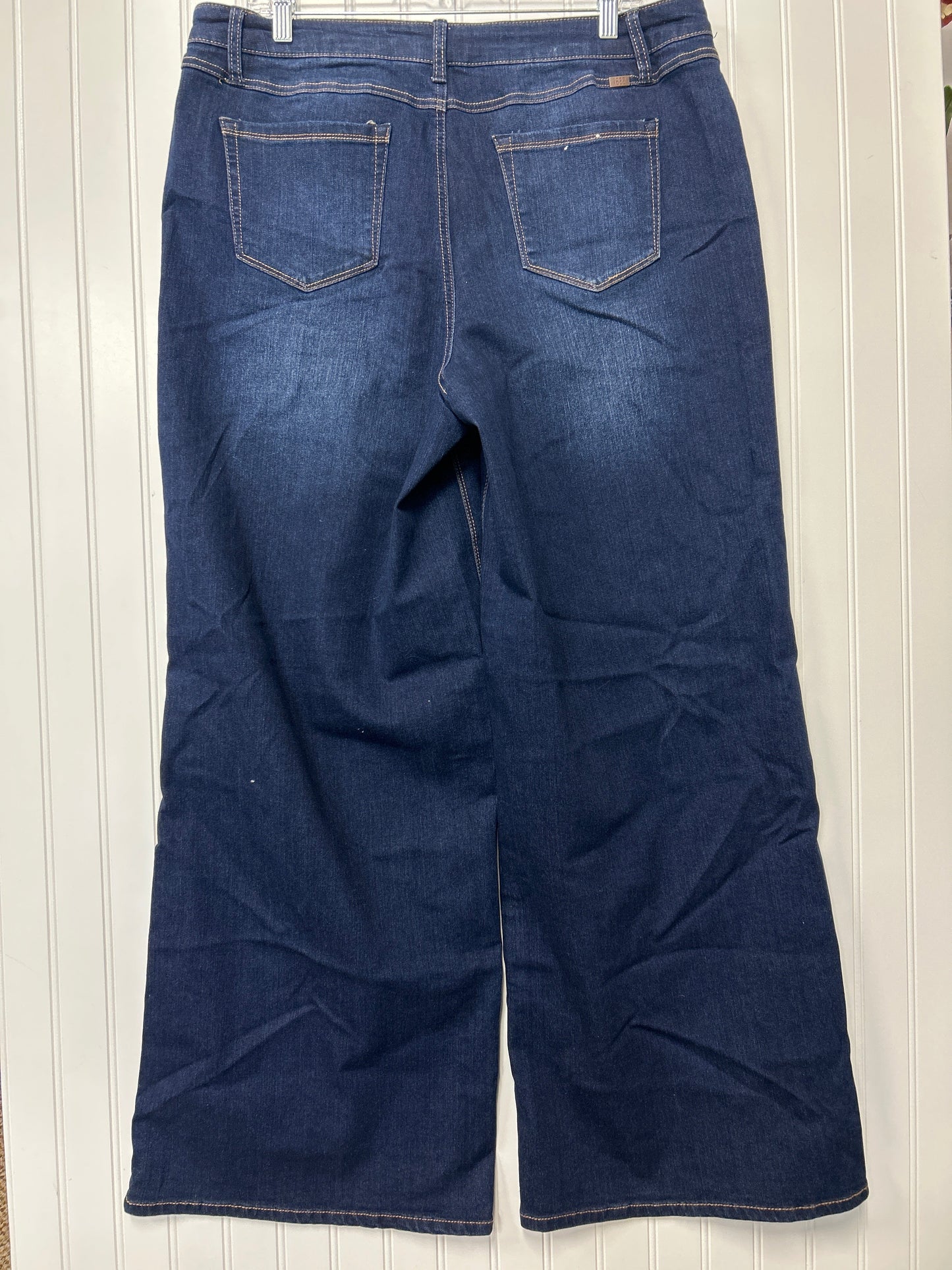 Jeans Wide Leg By 1822 Denim In Blue Denim, Size:16