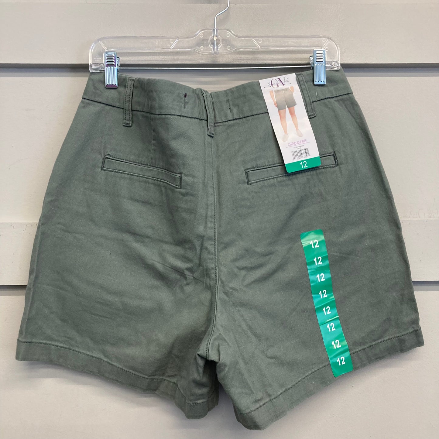 Shorts By Gloria Vanderbilt In Green, Size:12