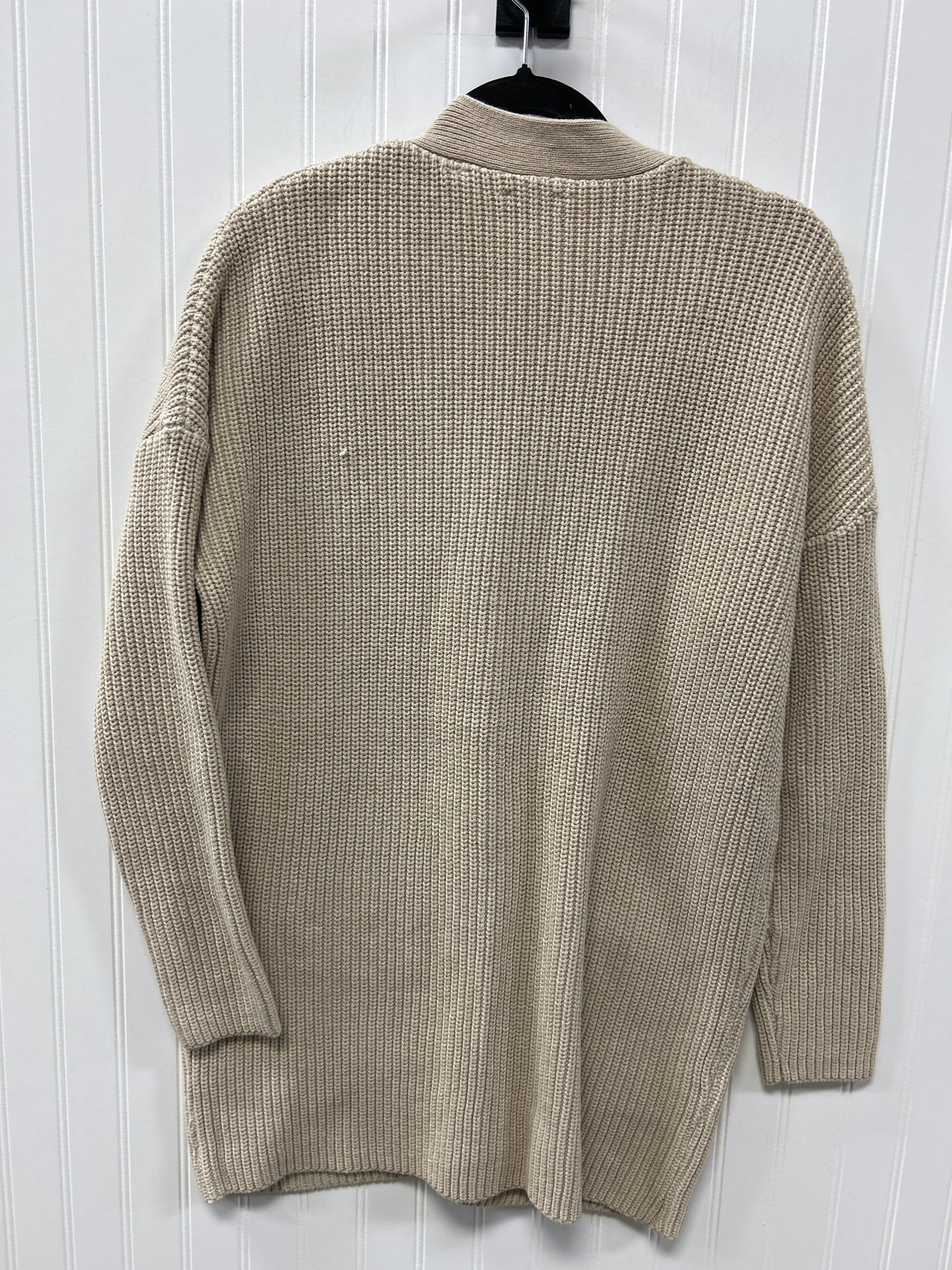 Sweater Cardigan By Elie Tahari In Tan, Size:M