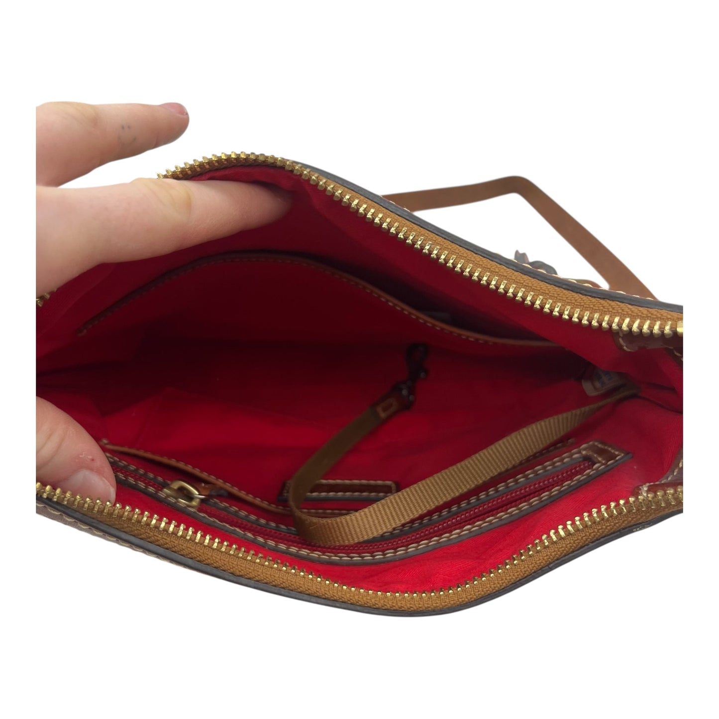 Crossbody Designer By Dooney And Bourke In Green, Size:Medium