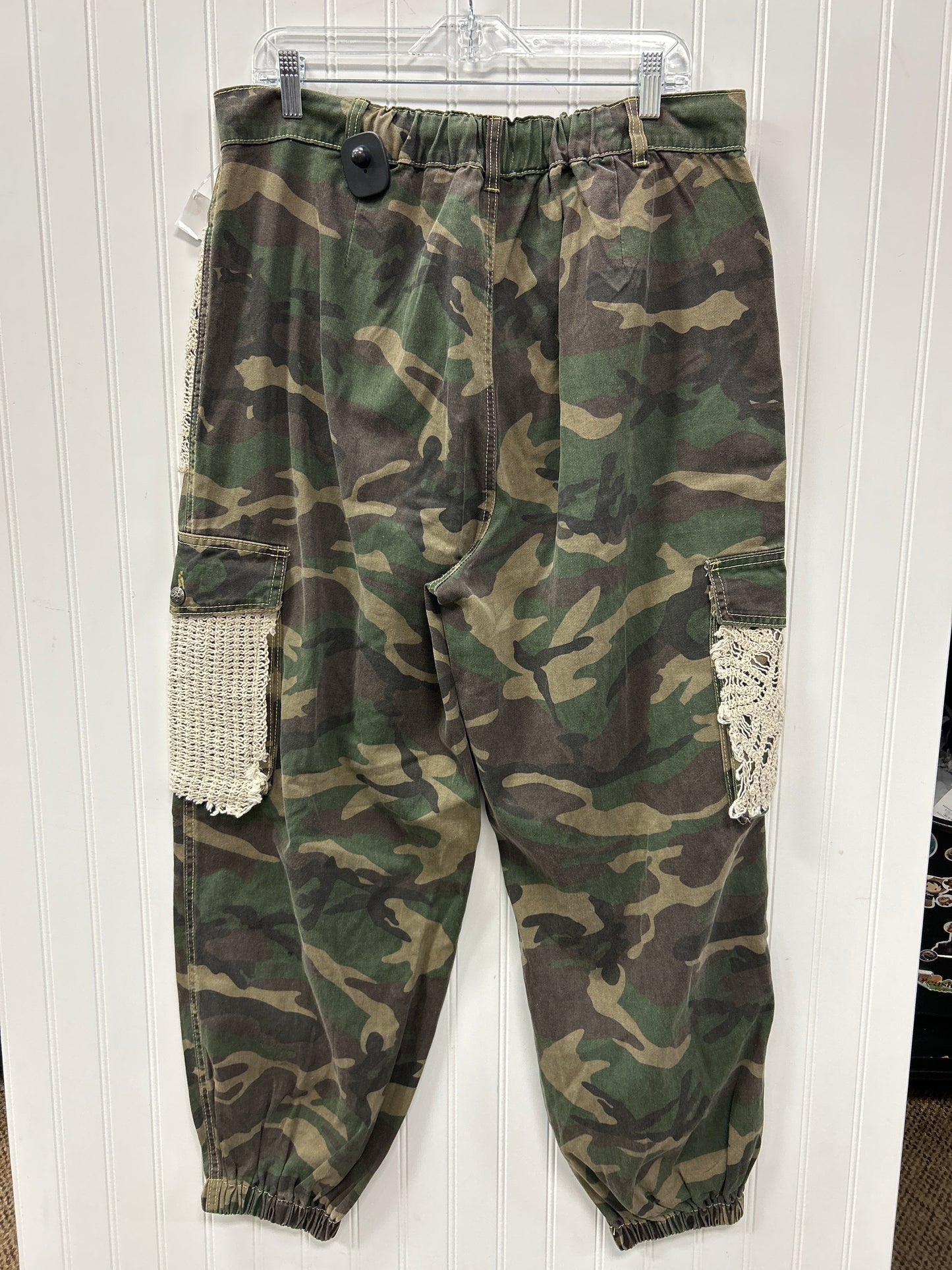 Pants Joggers By Pol In Camouflage Print, Size:L