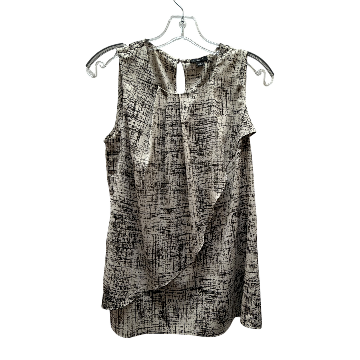 Top Sleeveless By Ann Taylor In Brown, Size:4