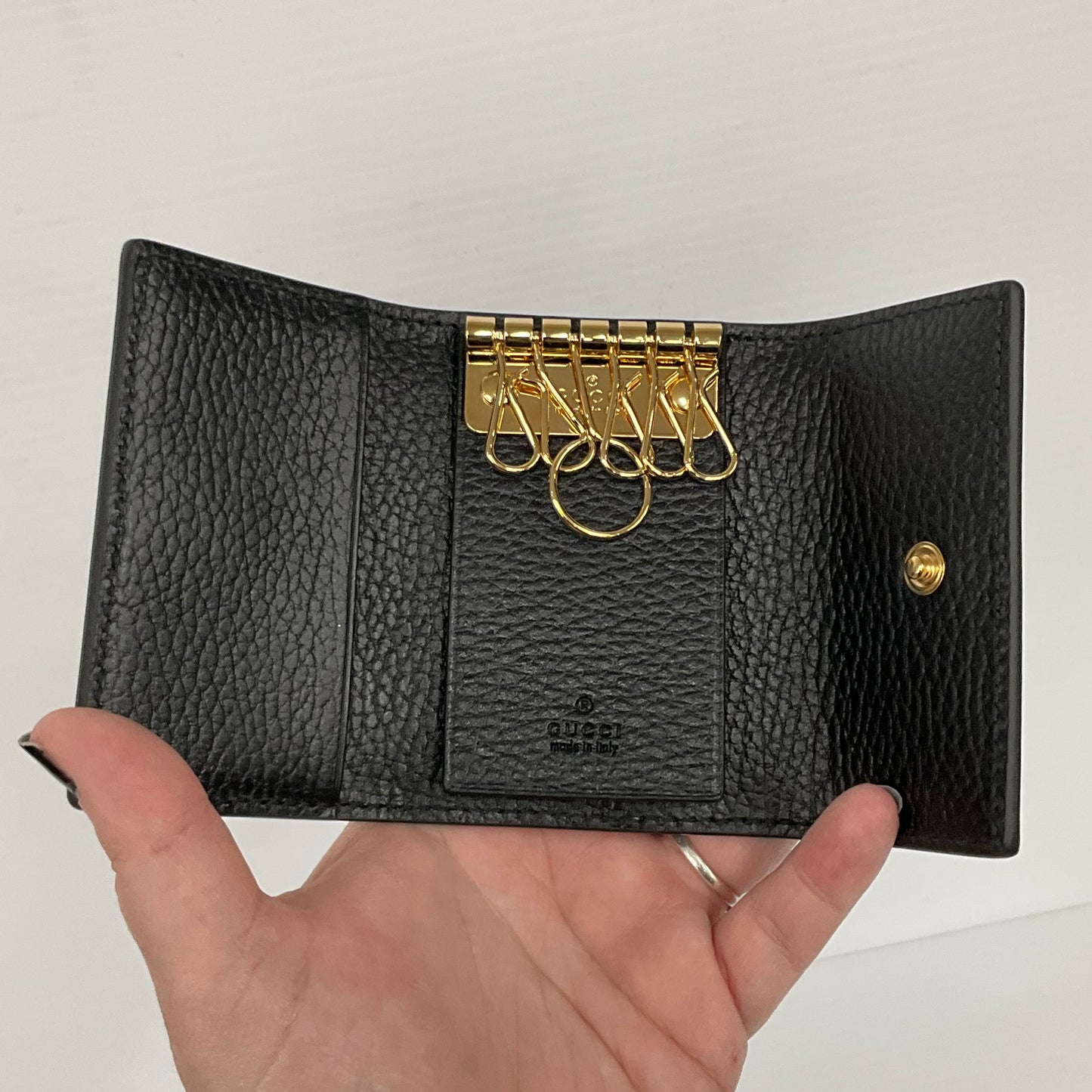 Key Holder Luxury Designer By Gucci, Size: Small