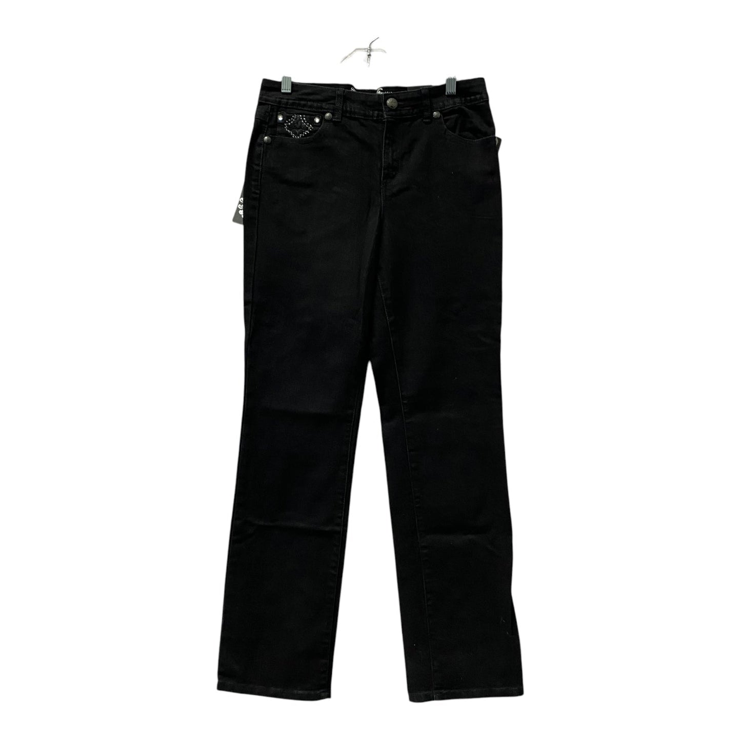 Jeans Straight By Style And Company In Black, Size:10