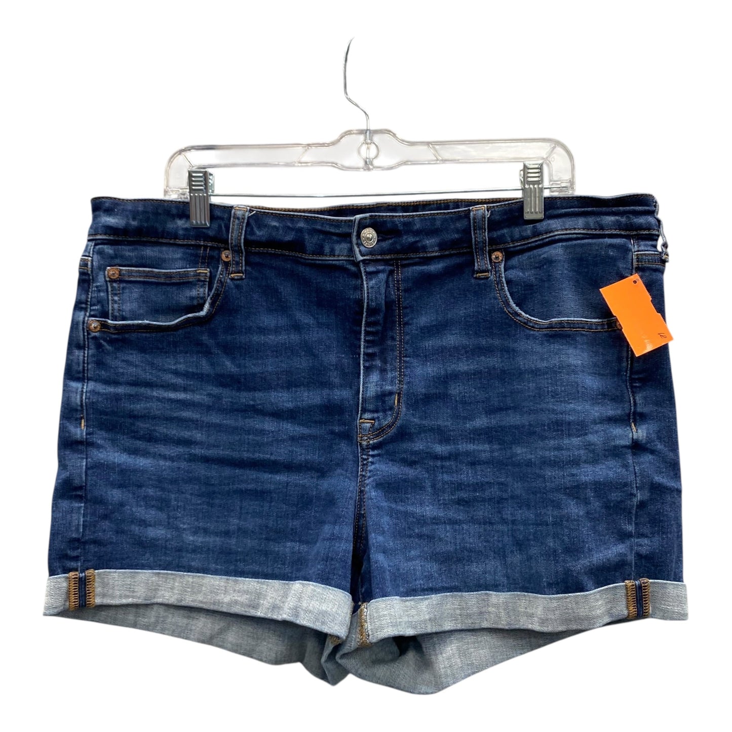 Shorts By American Eagle In Blue Denim, Size:18