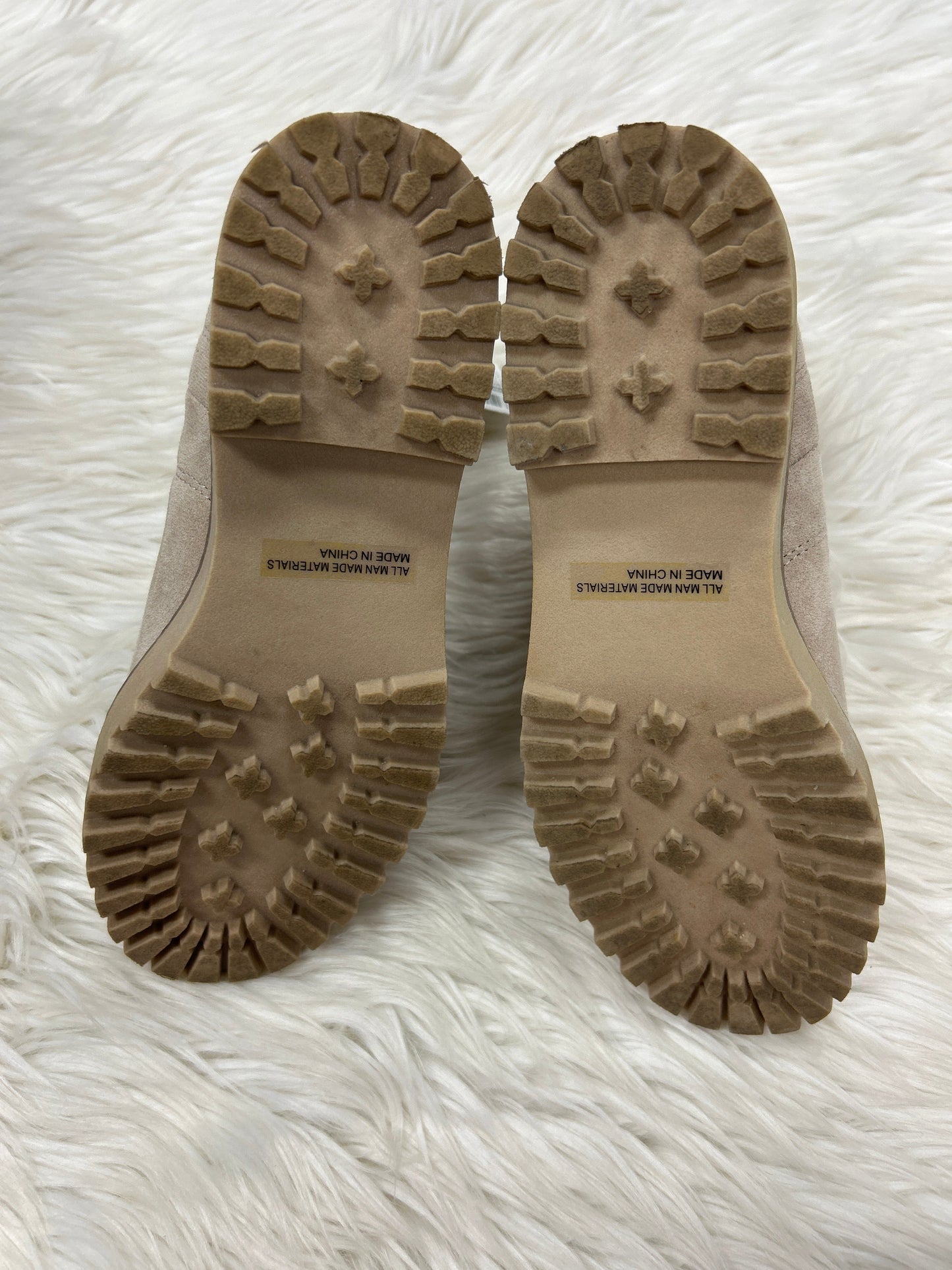 Boots Ankle Heels By Dv In Taupe, Size:6.5