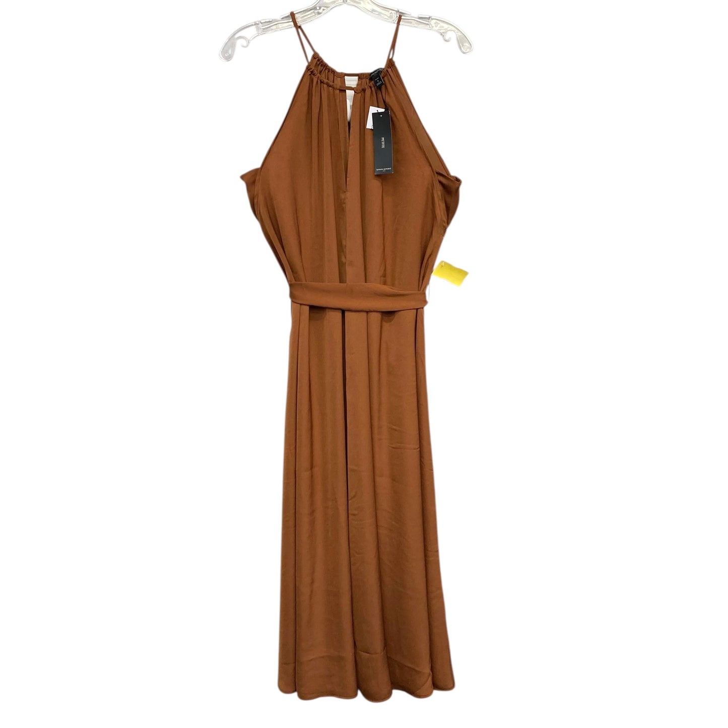 Dress Party Long By Banana Republic In Brown, Size:SPetite