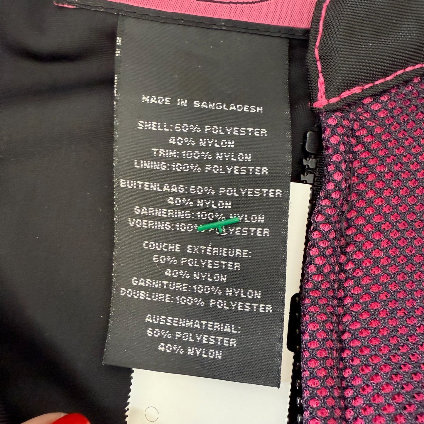 Jacket Other By Harley Davidson In Black & Pink, Size: L