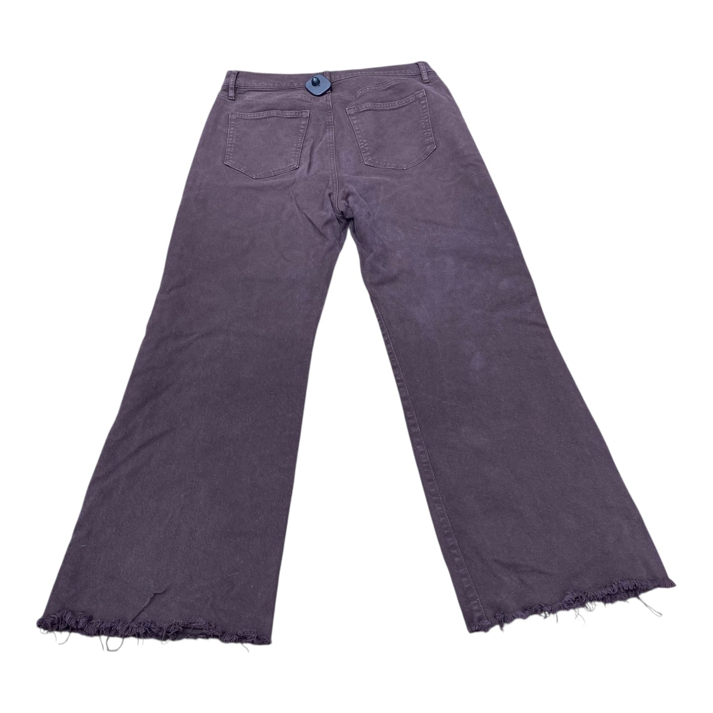 Jeans Wide Leg By Loft In Brown, Size:8