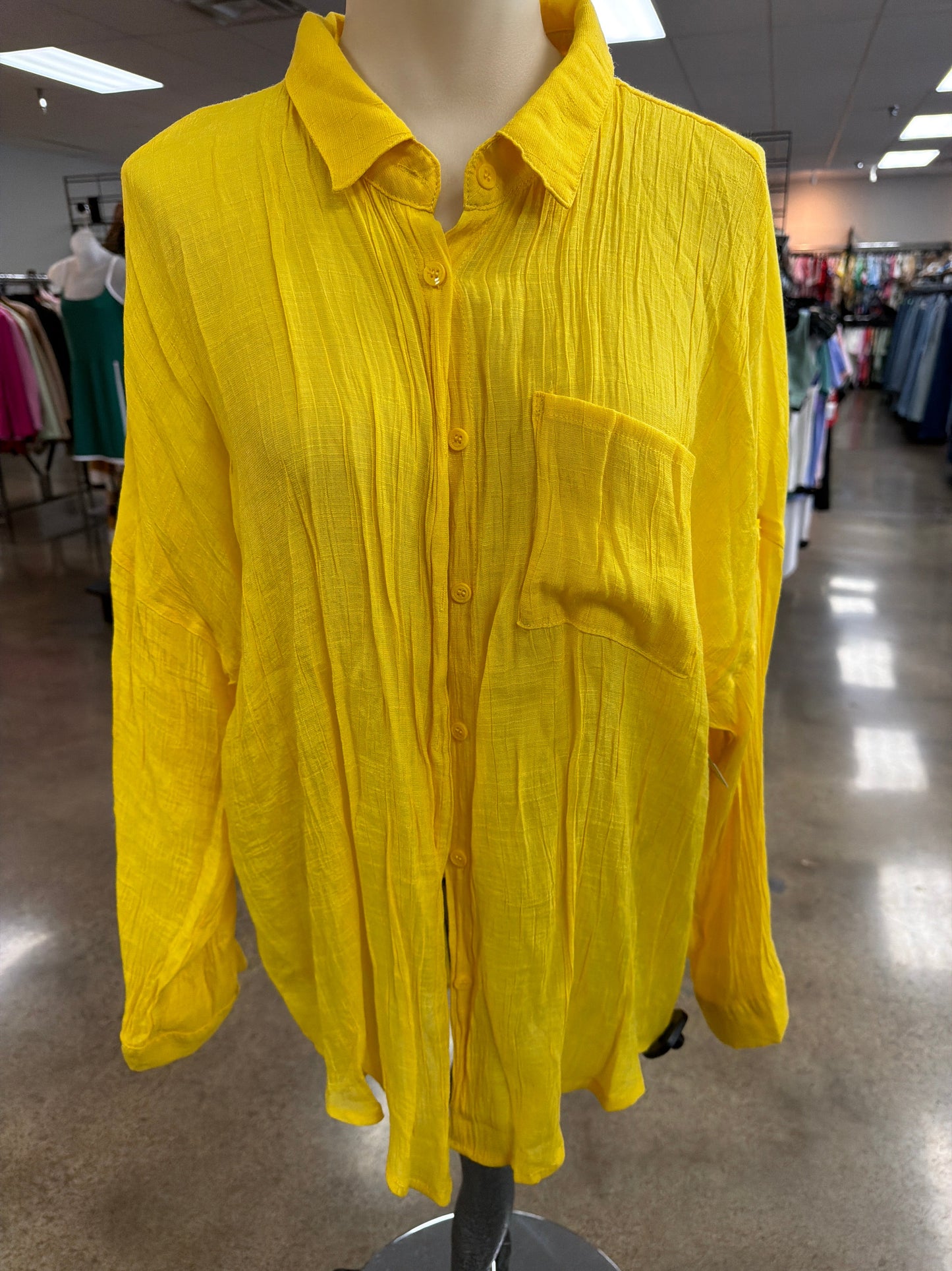 Top Ls By Umgee In Yellow, Size:L