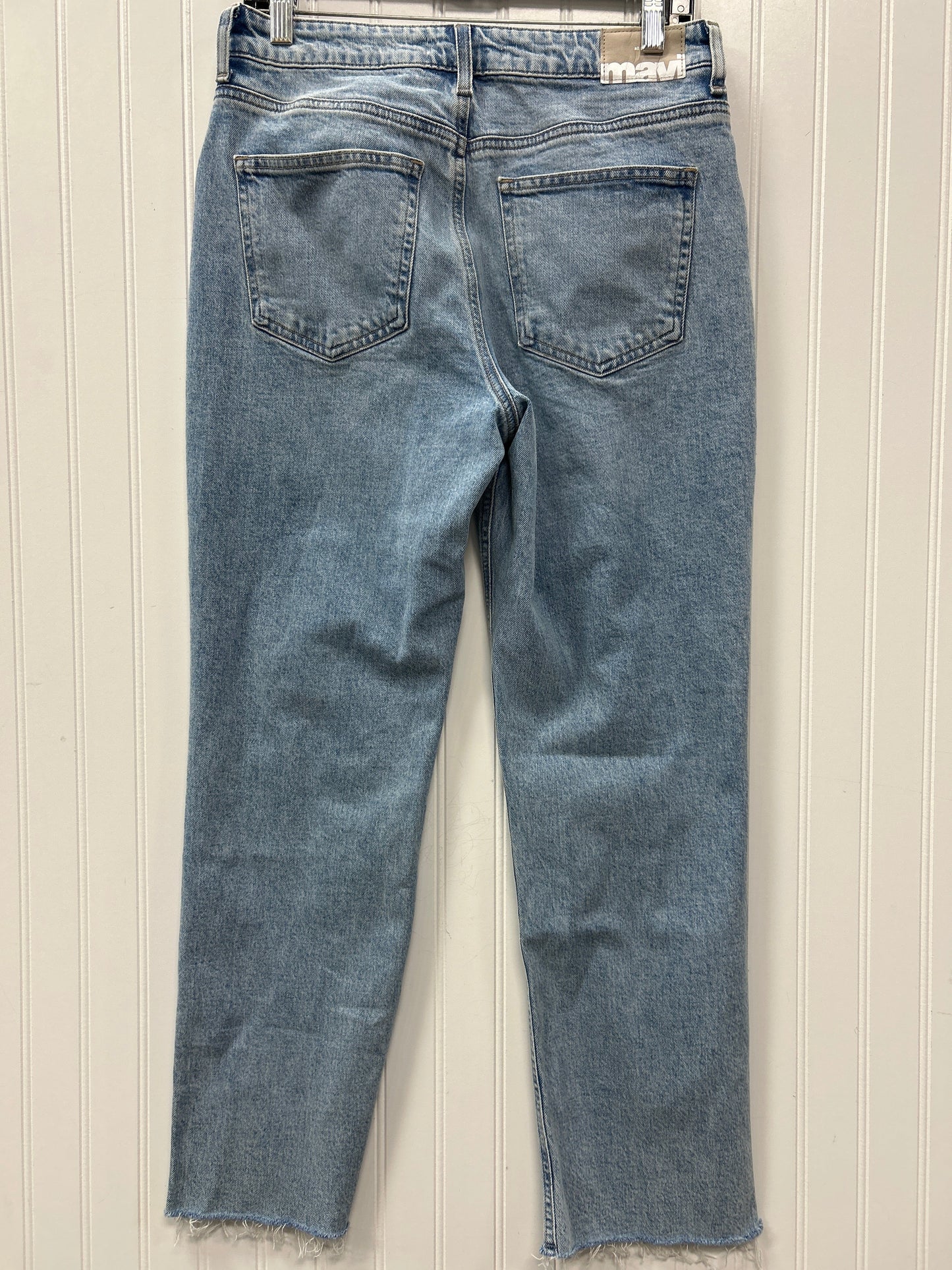 Jeans Straight By Mavi In Blue Denim, Size:6