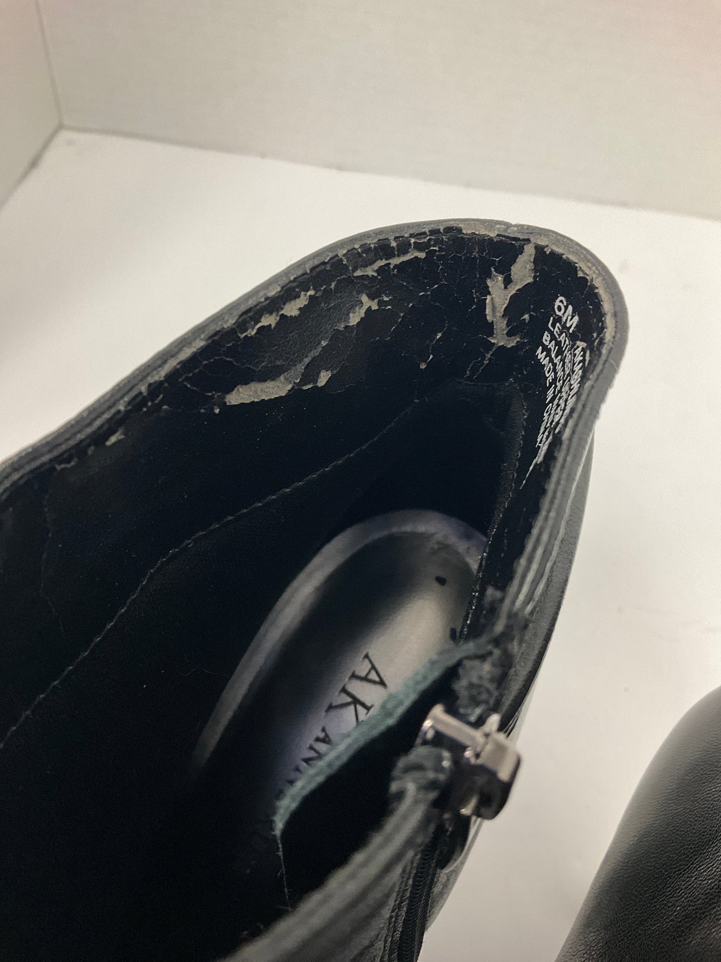 Boots Ankle Heels By Anne Klein In Black, Size: 6