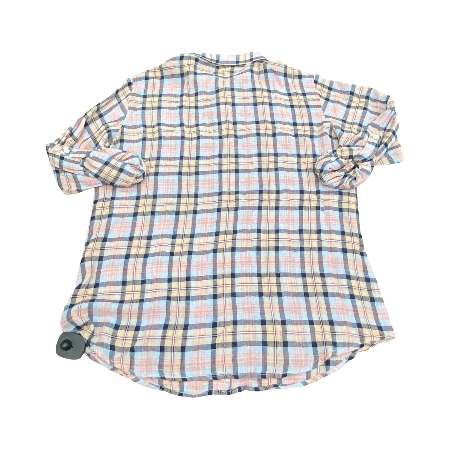 Top Ls By Sanctuary In Plaid Pattern, Size:M