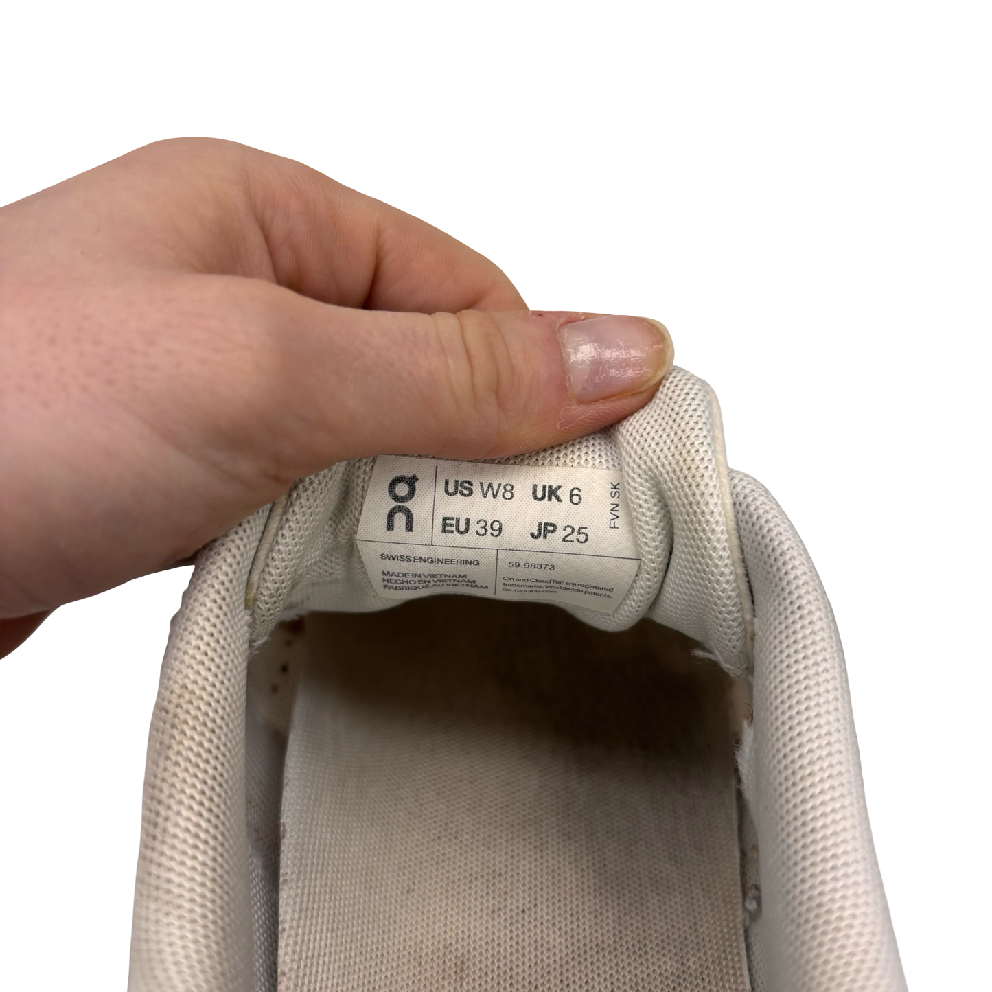 Shoes Athletic By On Cloud In White, Size:8
