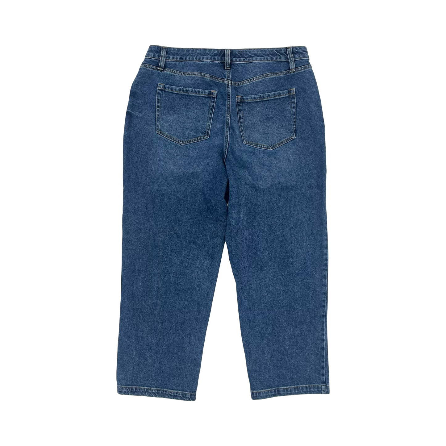 Jeans Straight By Lane Bryant In Blue Denim, Size:14