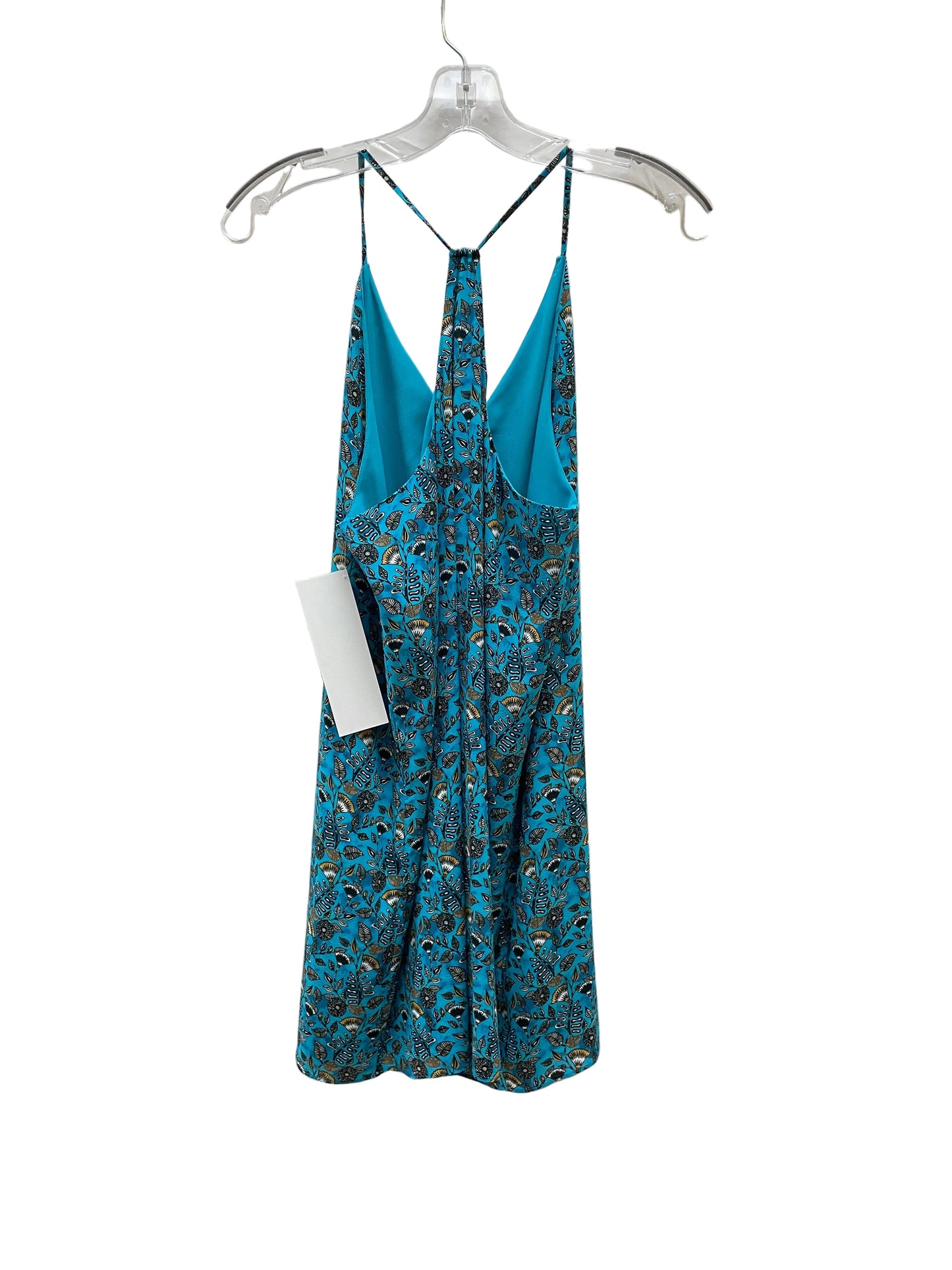 Dress Designer By Alice + Olivia In Blue & Brown, Size:M