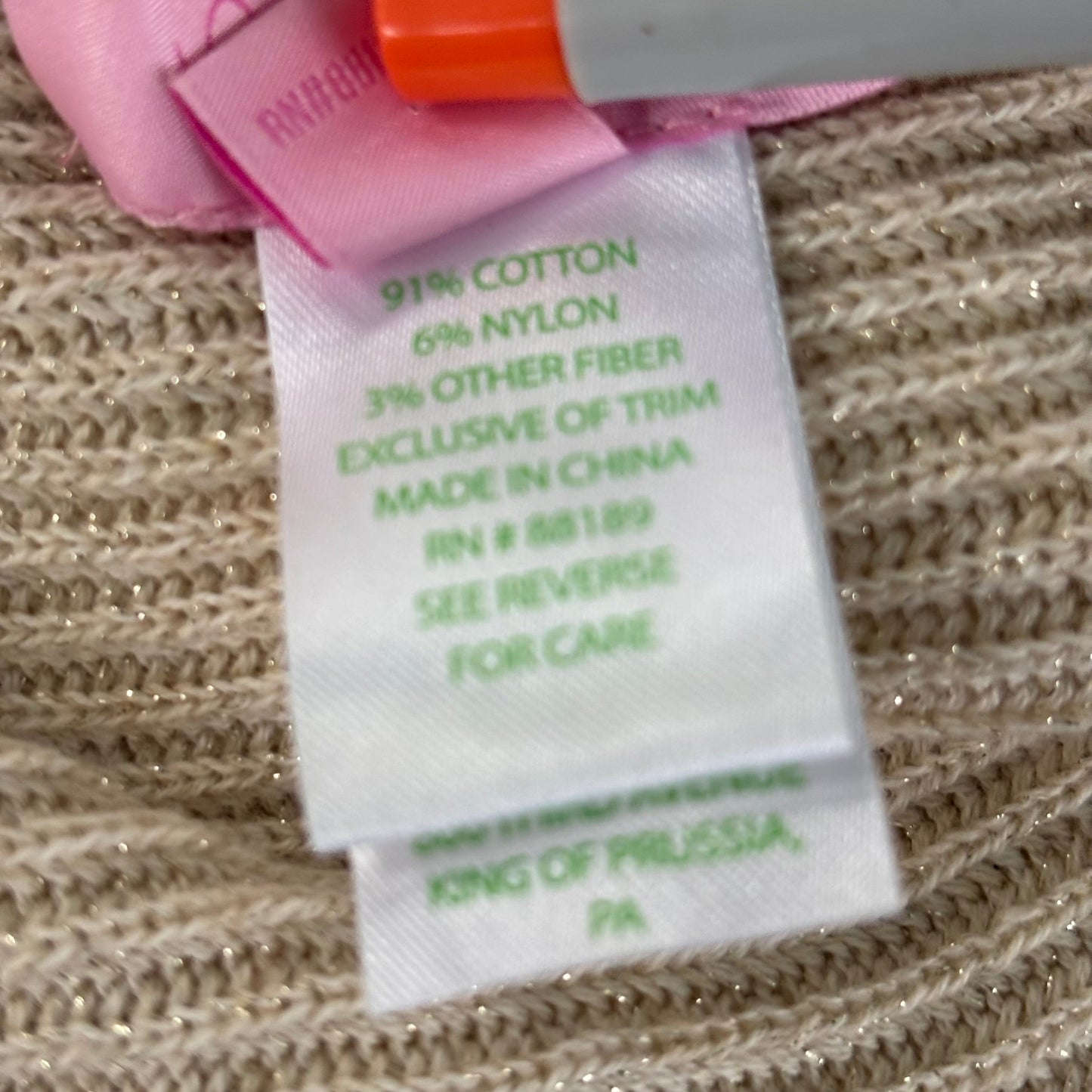 Cardigan Designer By Lilly Pulitzer In Tan, Size: M