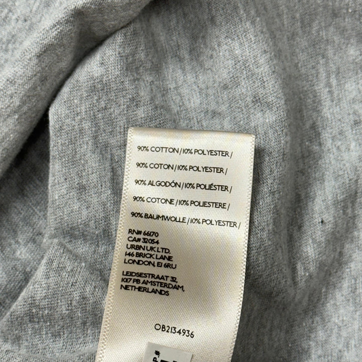 Top Short Sleeve By Anthropologie In Grey, Size: S