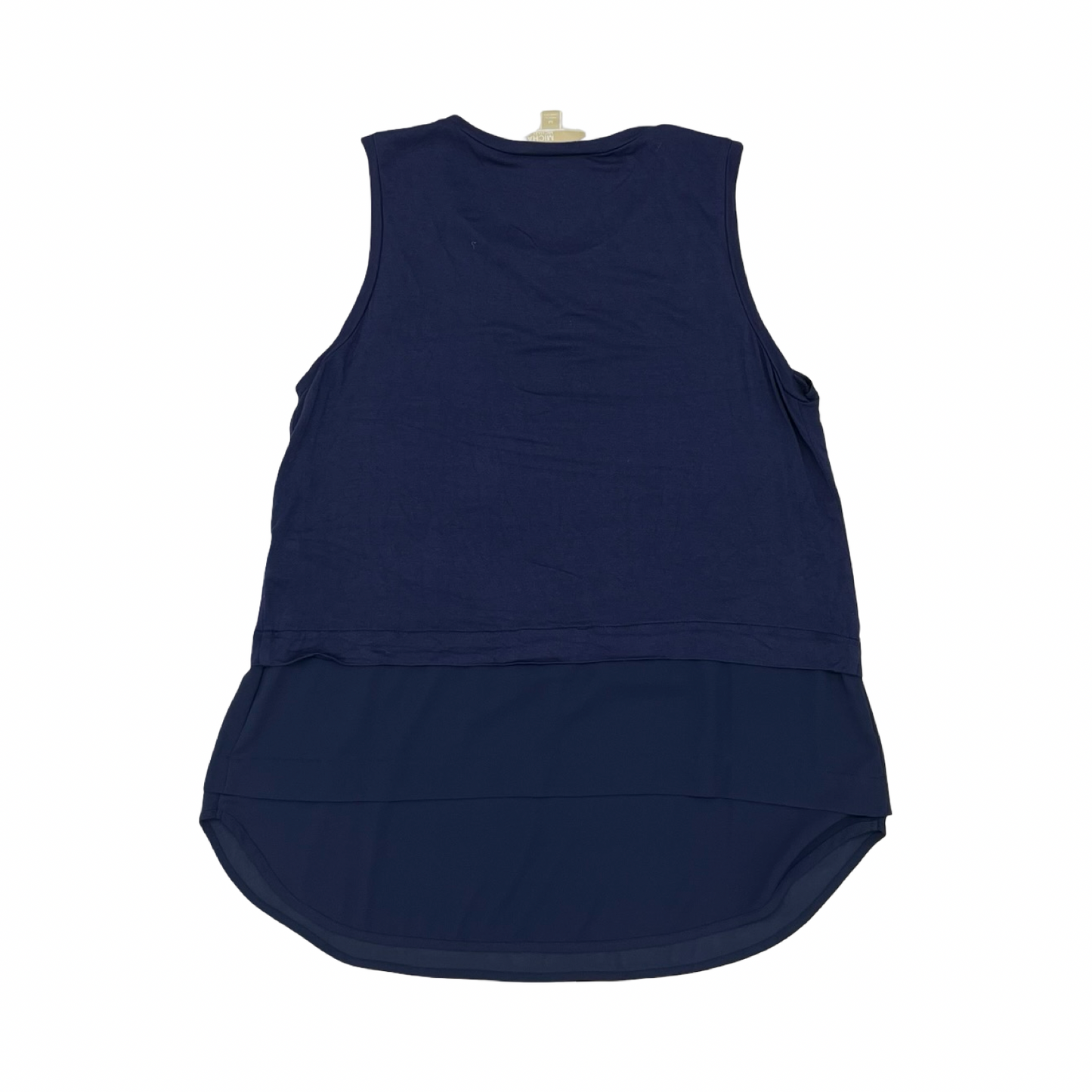 Top Sleeveless Designer By Michael Kors In Navy, Size:M