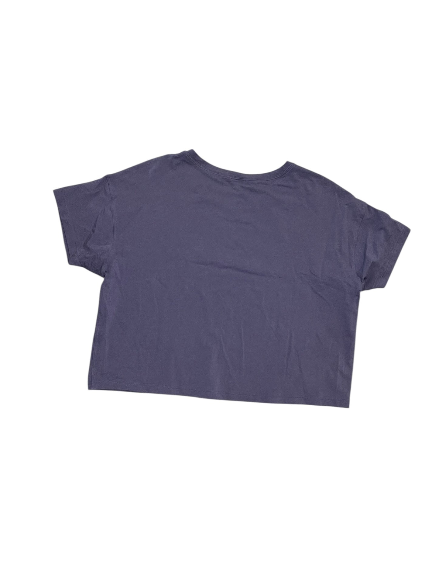 Athletic Top Ss By Lululemon In Purple, Size:M