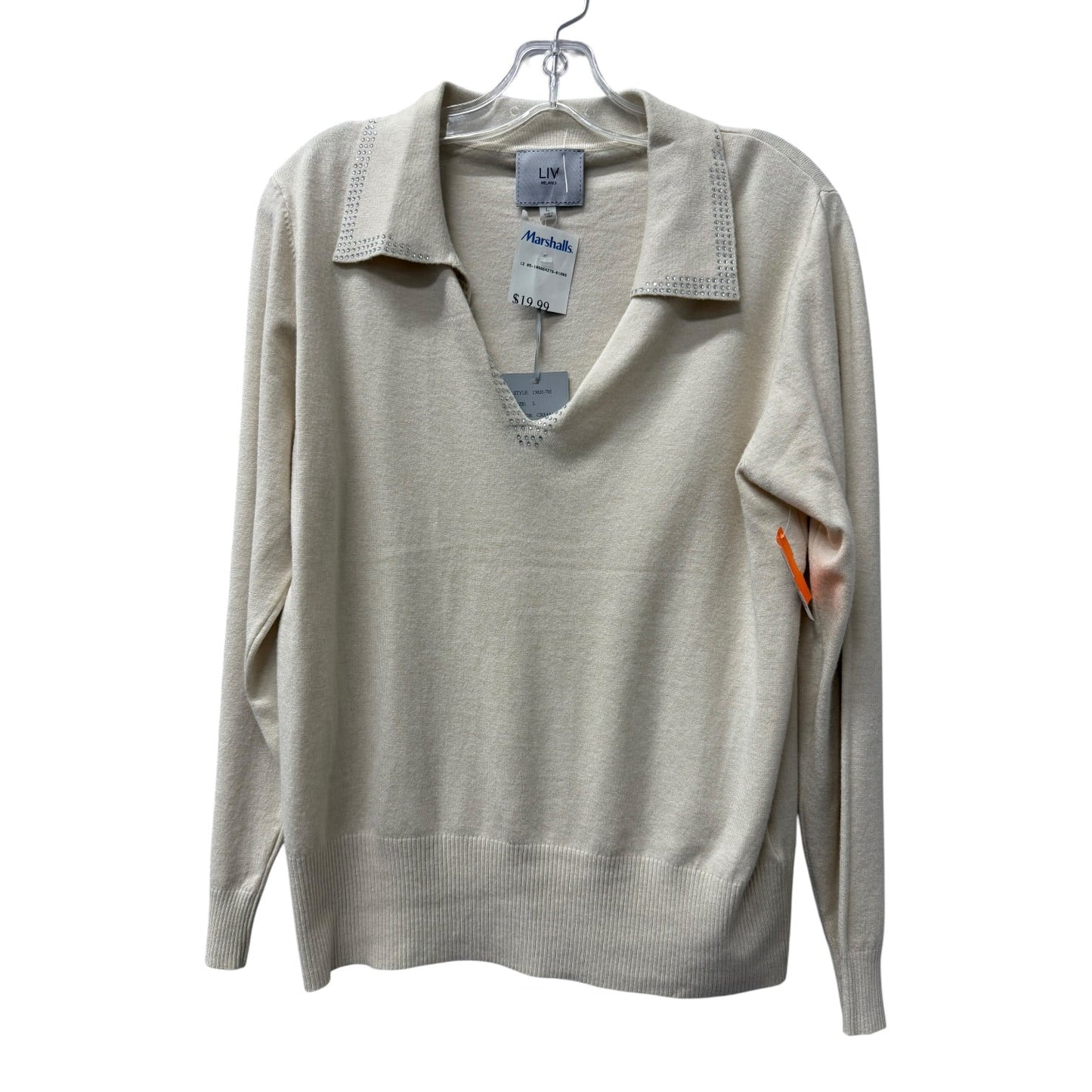 Sweater By luv Milano In Tan, Size:L