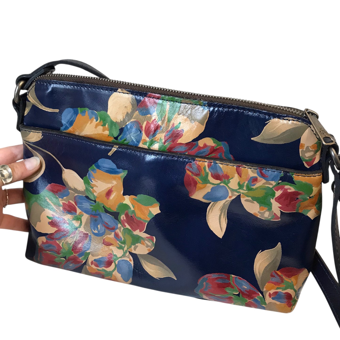 Crossbody Designer By Patricia Nash In Blue, Size:Medium