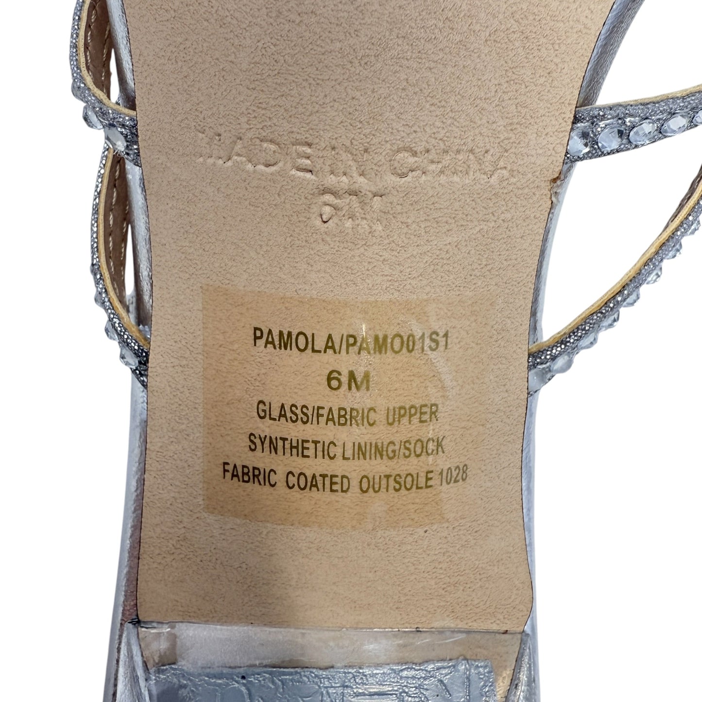 Pamola Rhinestone Stiletto Mules By Steve Madden In Silver, Size: 6