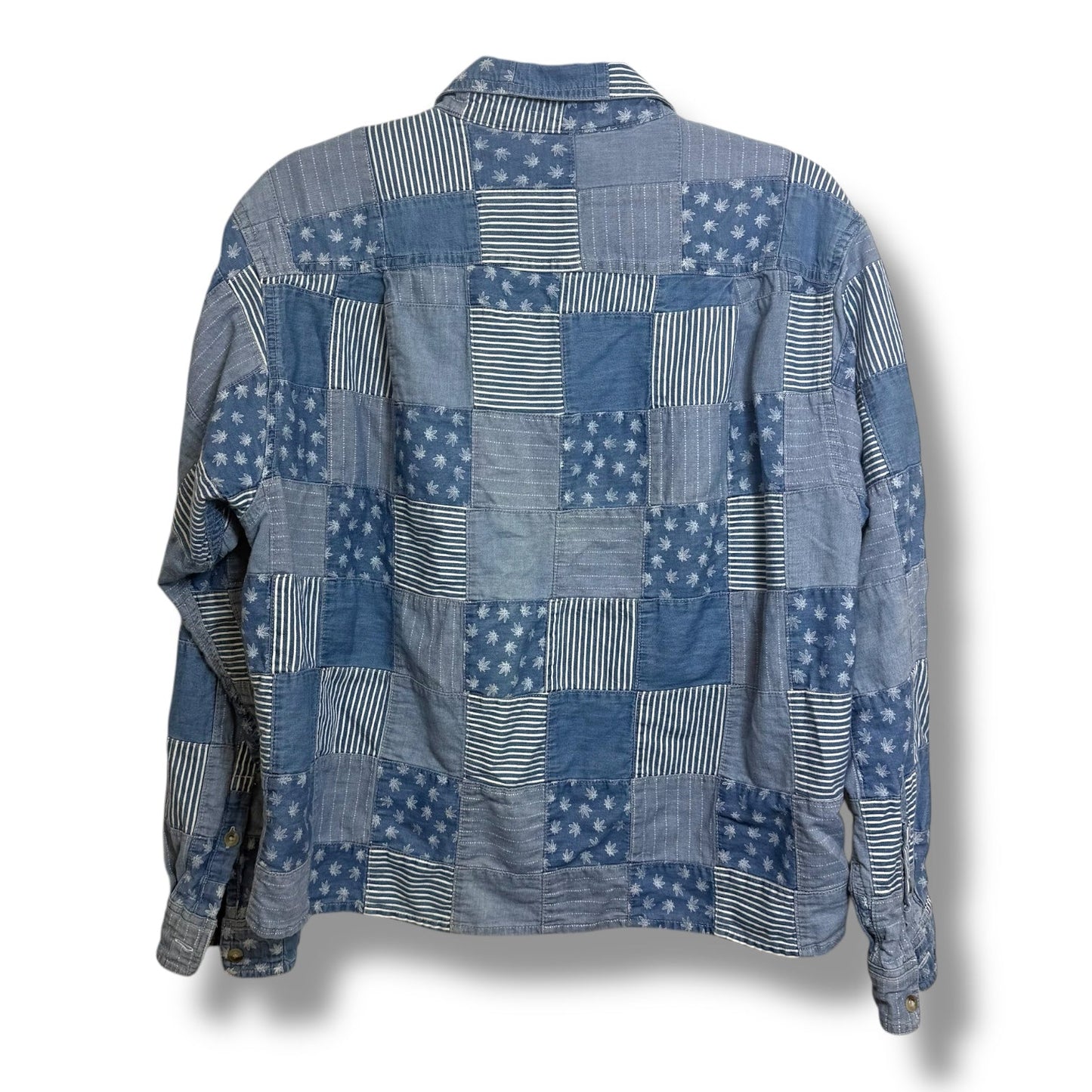 Top Long Sleeve By Lucky Brand In Blue, Size: M