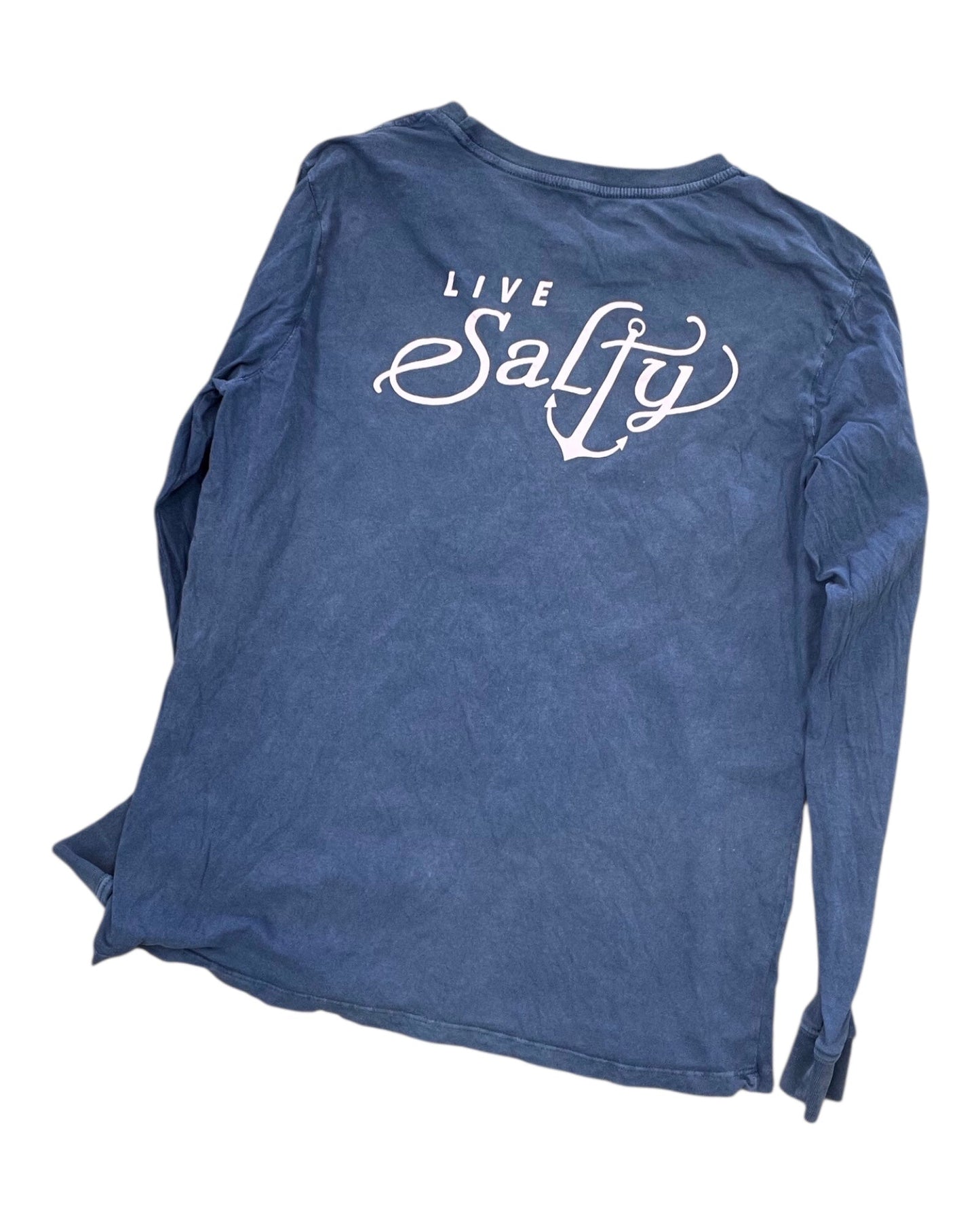 Top Ls By Salt Life In Blue, Size:M