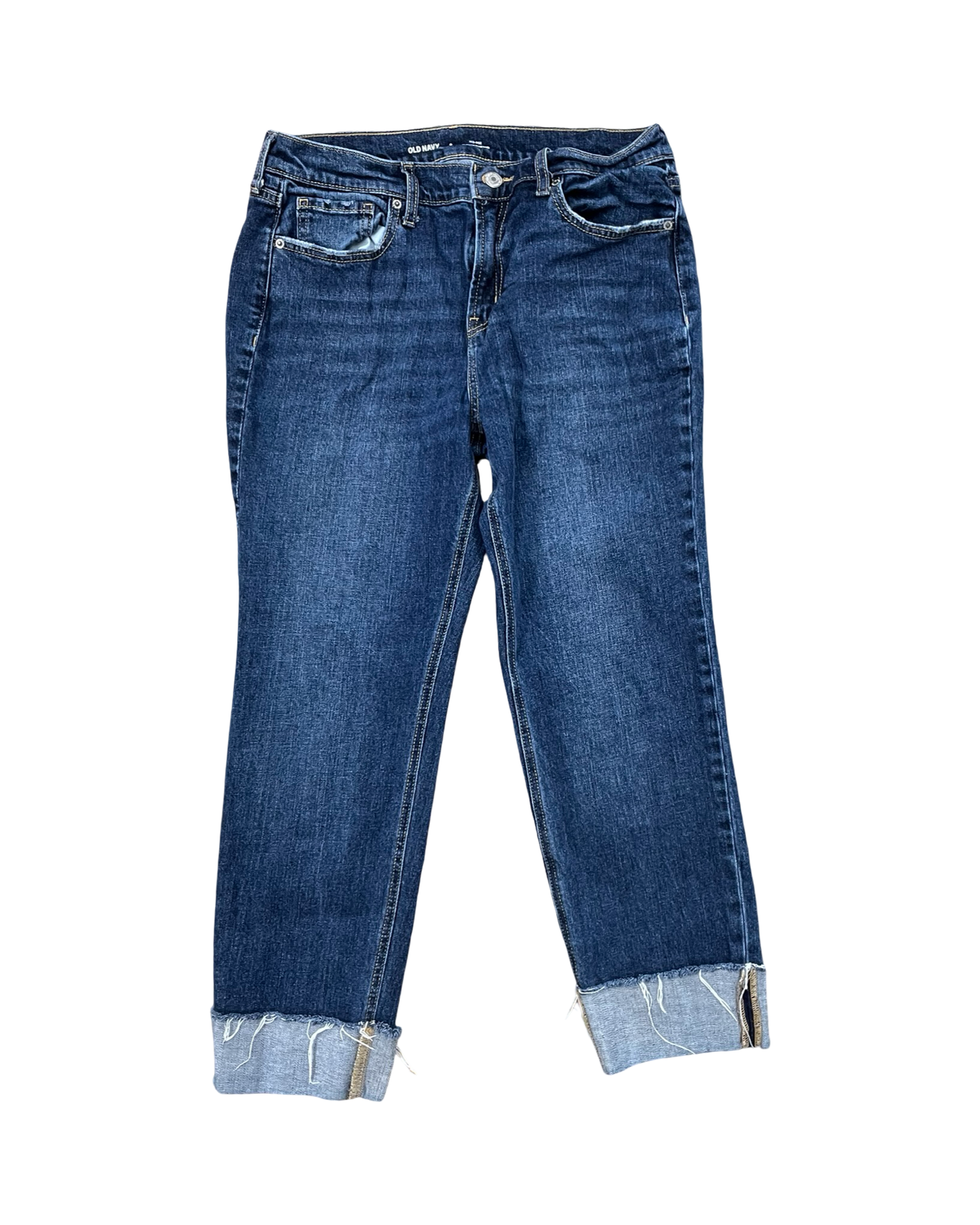Jeans Boyfriend By Old Navy In Blue Denim, Size:8