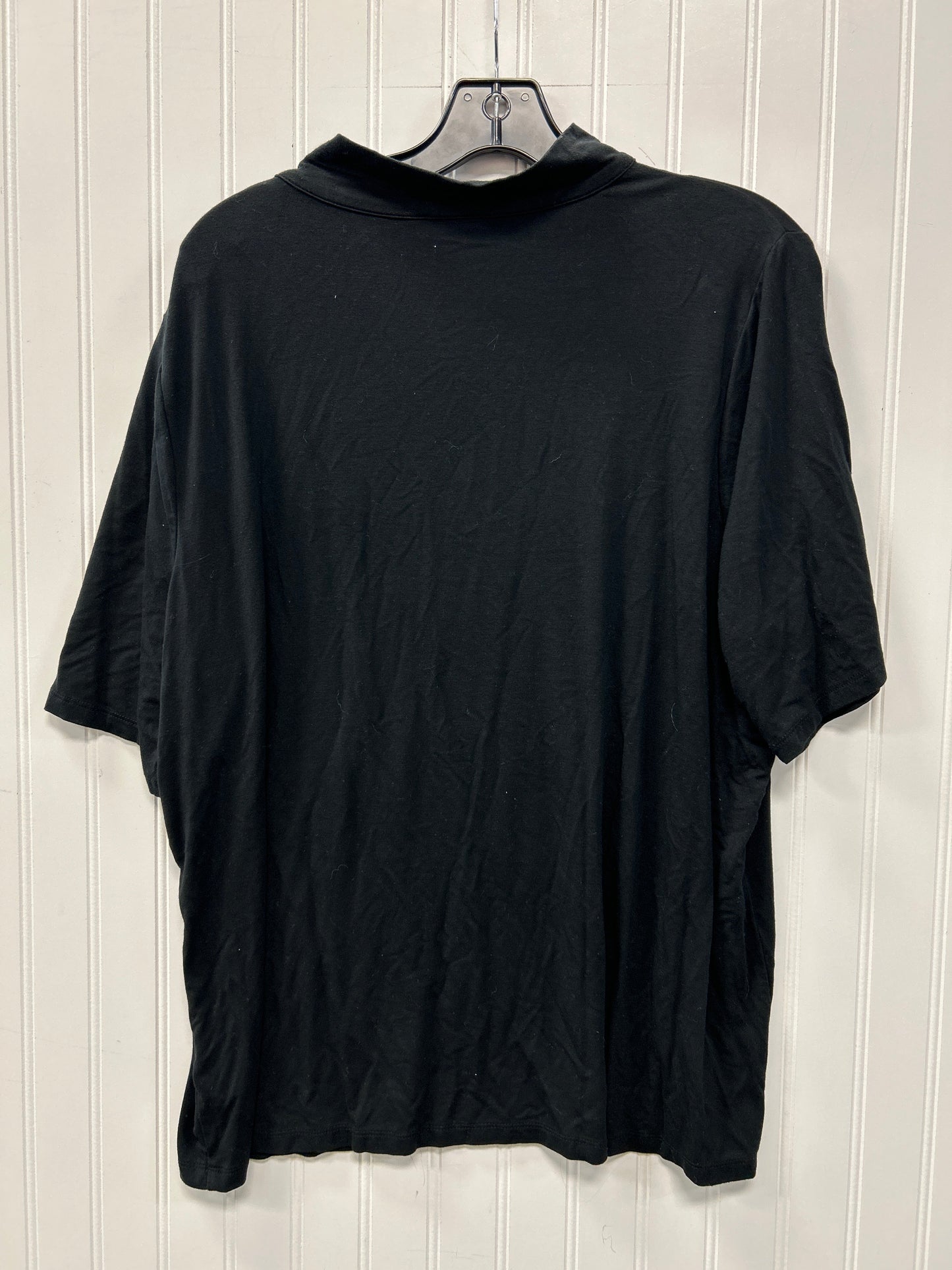 Top Ss By Talbots In Black, Size:2X