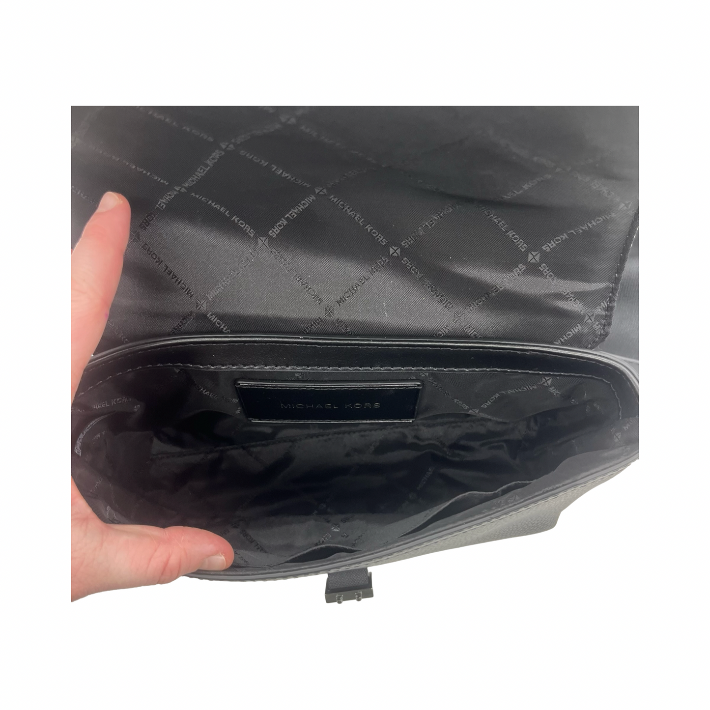 Crossbody Designer By Michael Kors In Black, Size:Medium