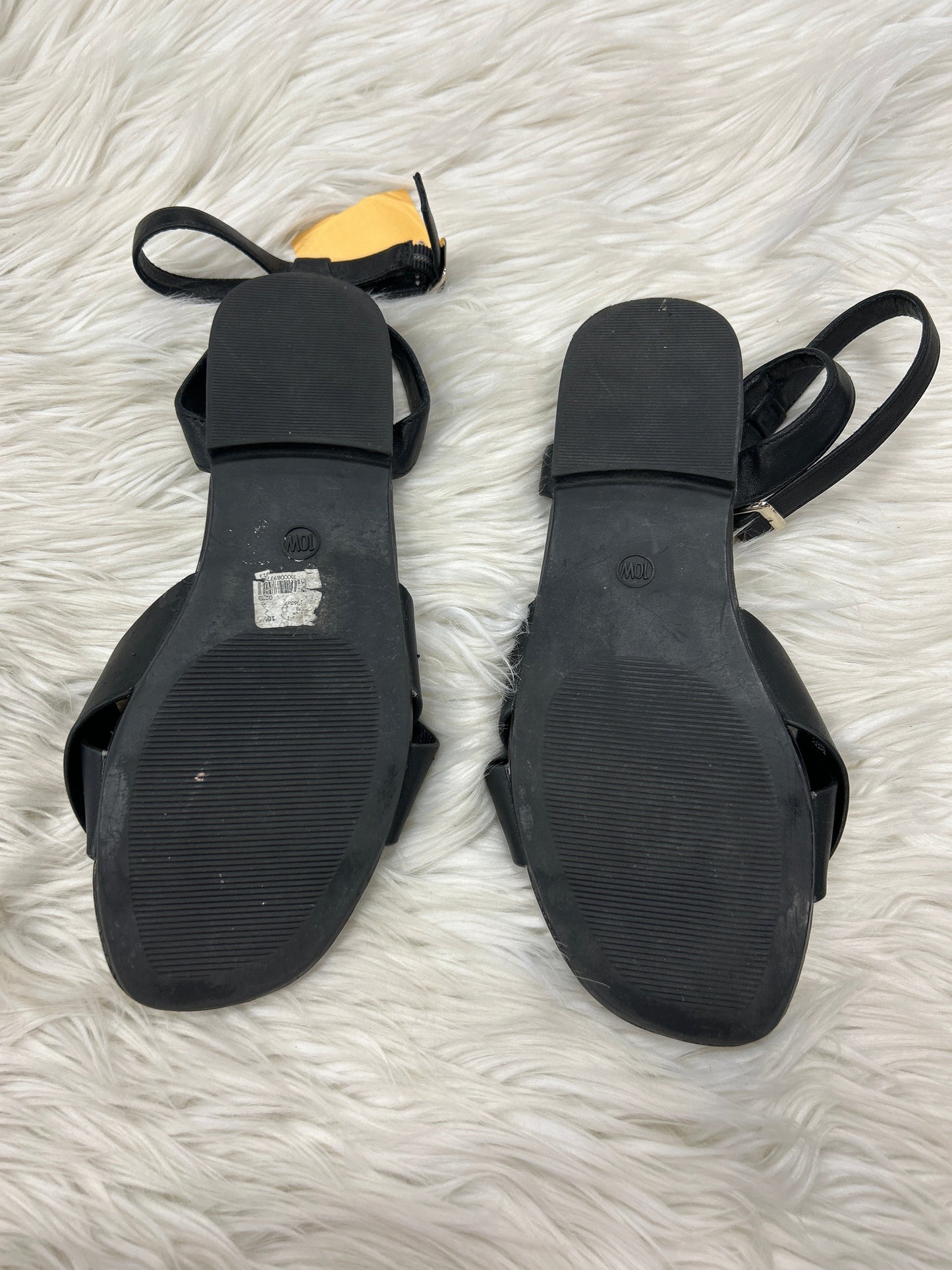 Sandals Flats By Lane Bryant In Black, Size:10